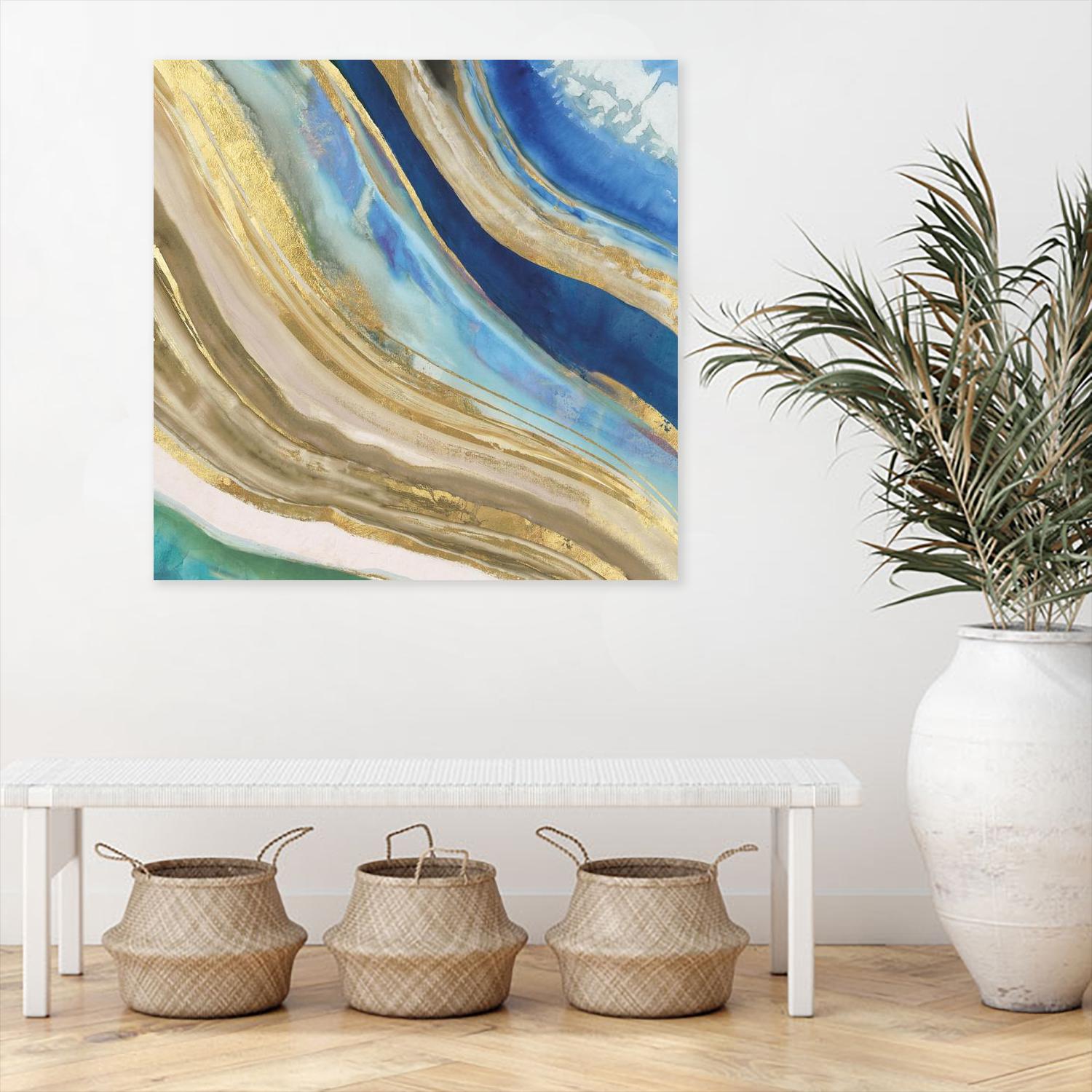 Agate II by PI Studio on GIANT ART - blue abstract