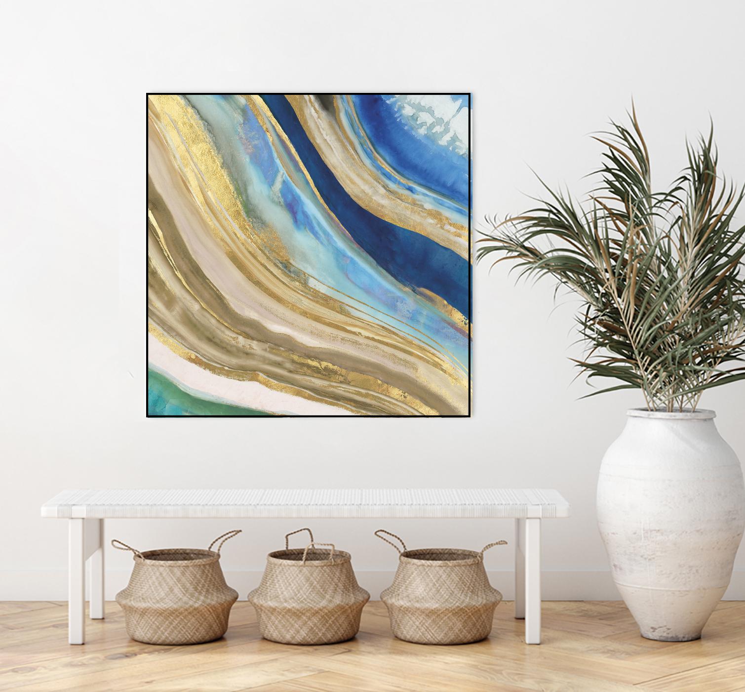 Agate II by PI Studio on GIANT ART - blue abstract