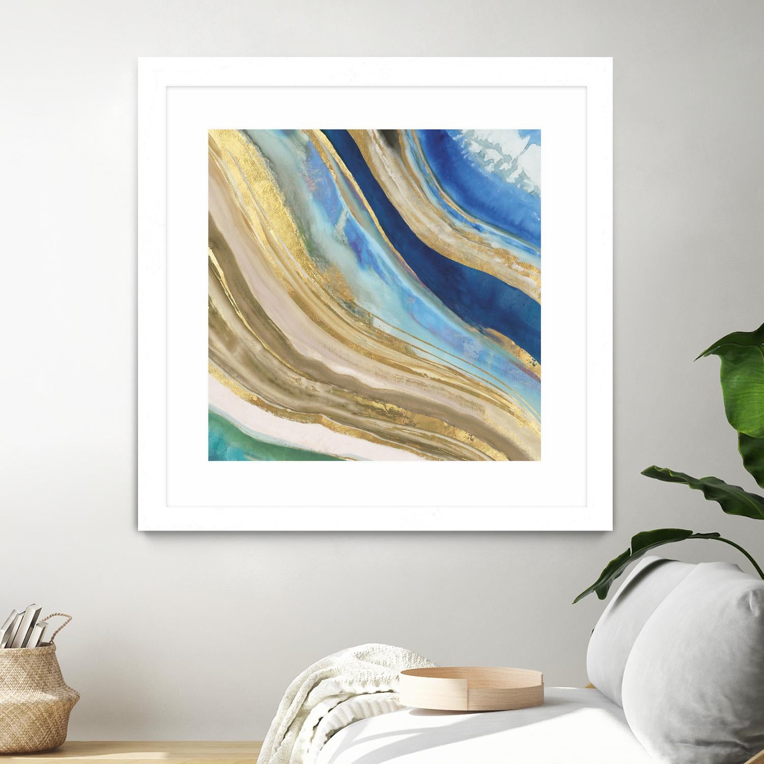 Agate II by PI Studio on GIANT ART - blue abstract