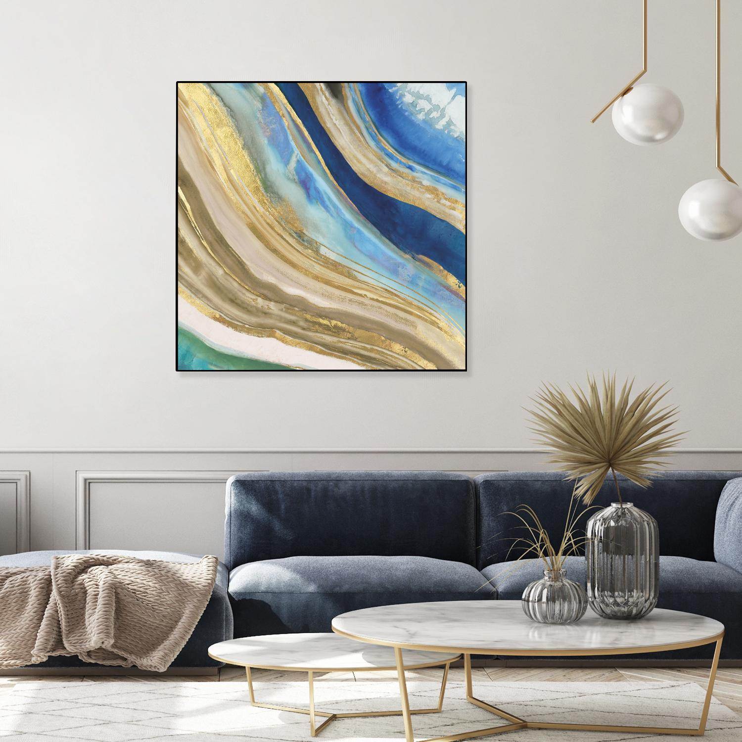 Agate II by PI Studio on GIANT ART - blue abstract