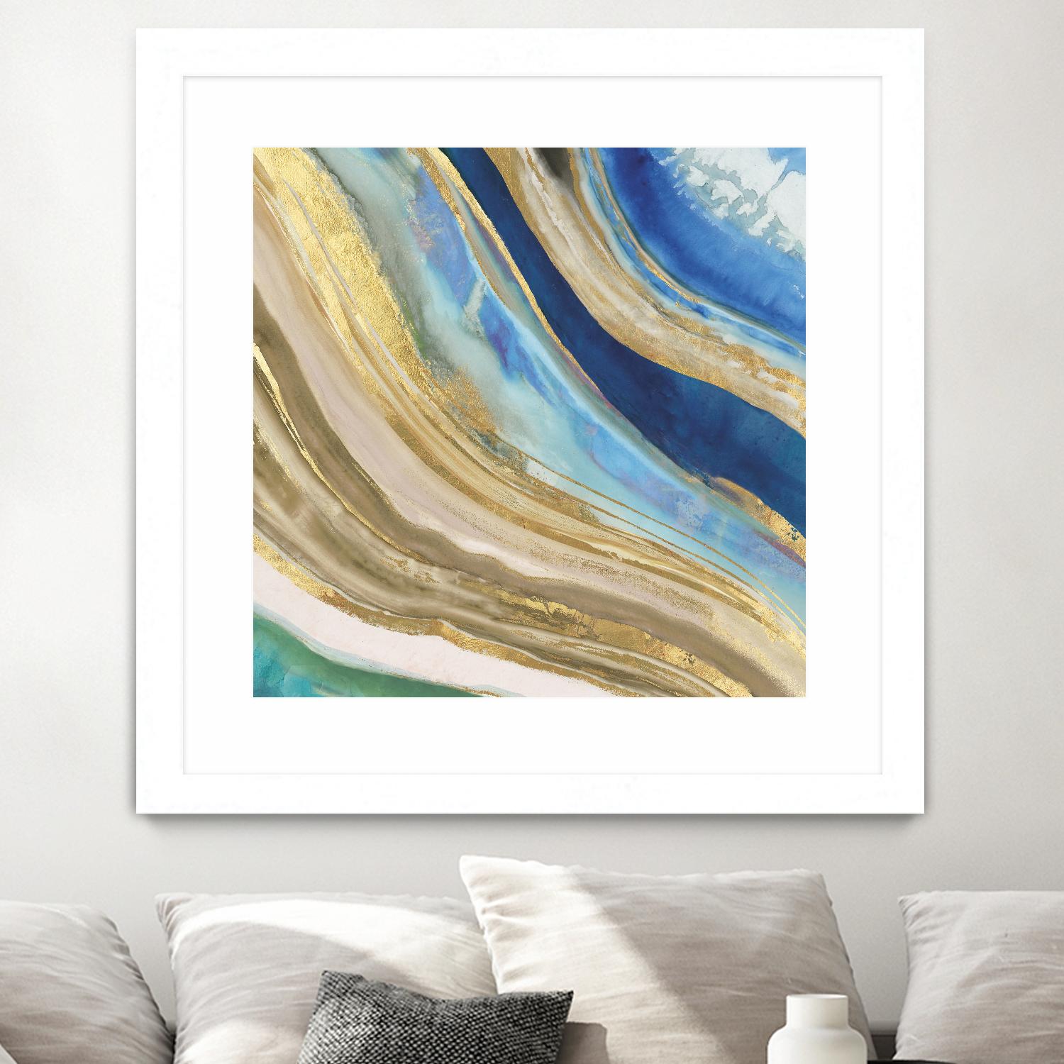 Agate II by PI Studio on GIANT ART - blue abstract