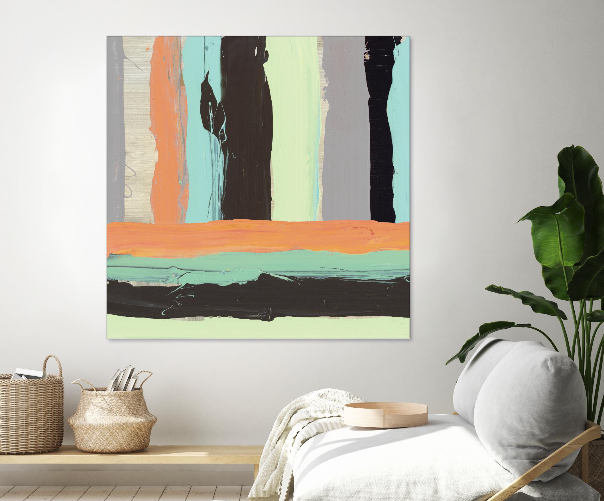 Alt Stripes I by PI Studio on GIANT ART - brown abstract