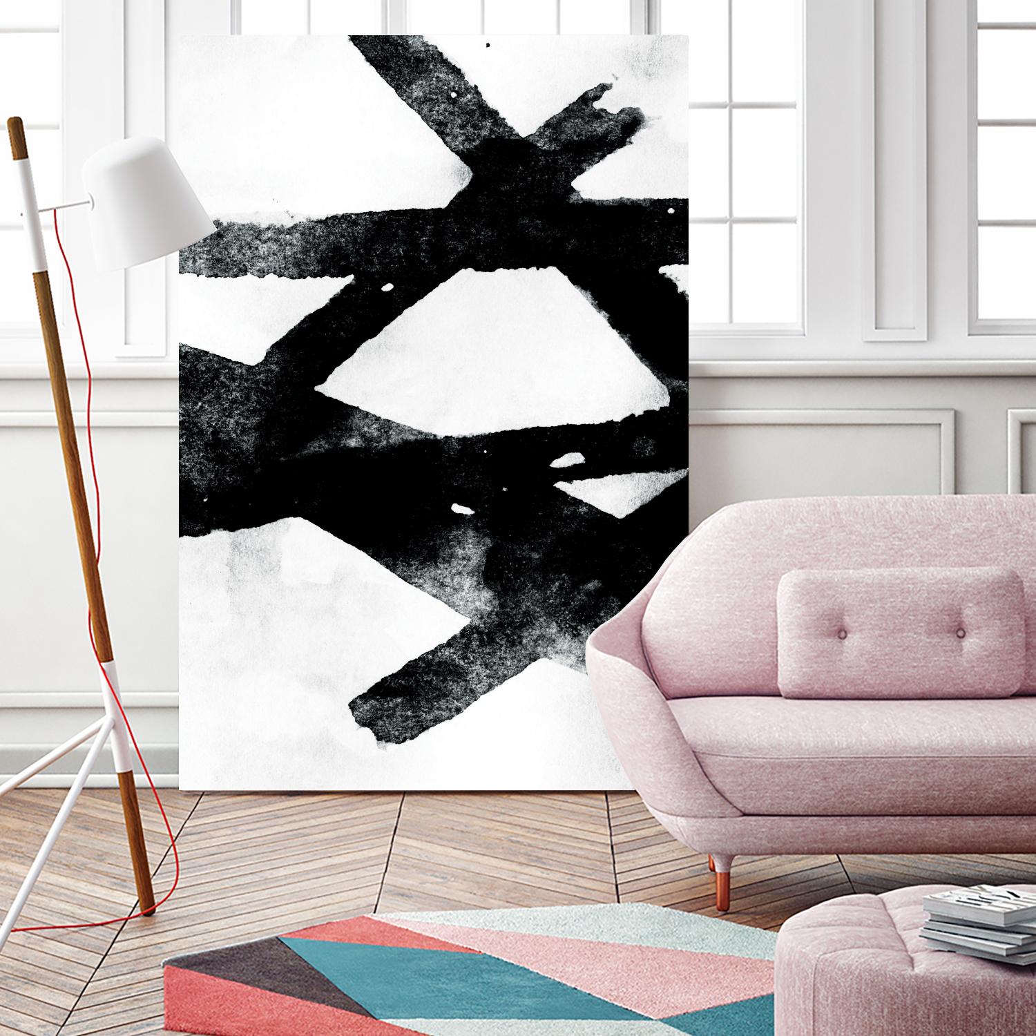 Gestures I by PI Galerie on GIANT ART - white abstract