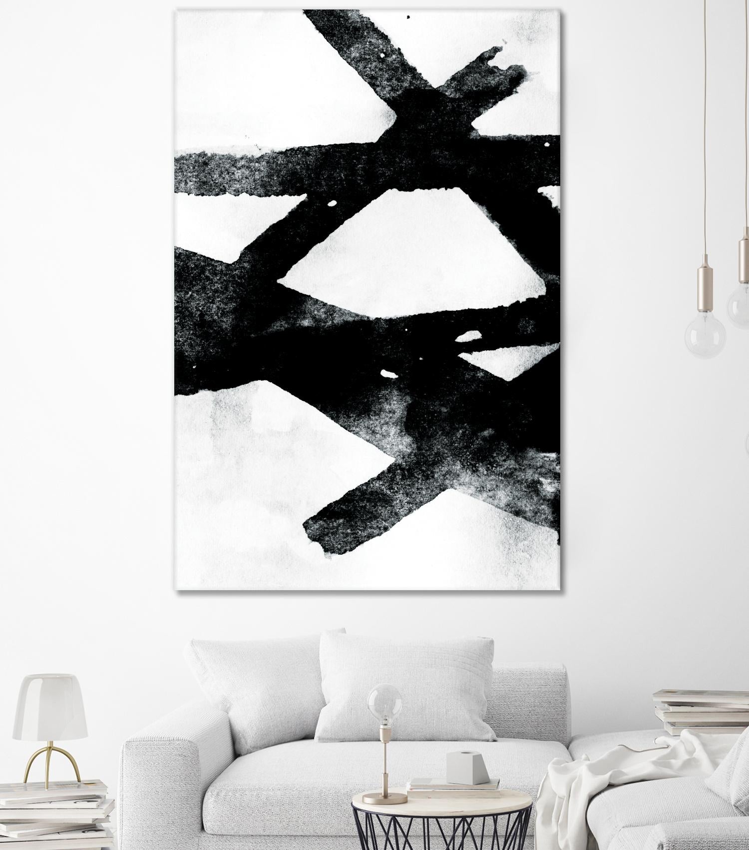 Gestures I by PI Galerie on GIANT ART - white abstract