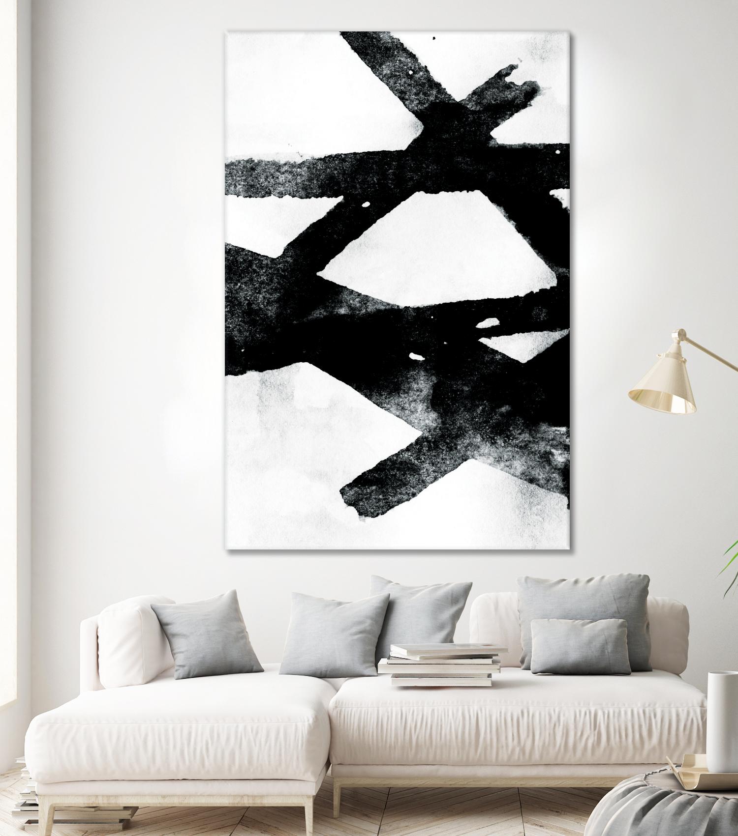 Gestures I by PI Galerie on GIANT ART - white abstract