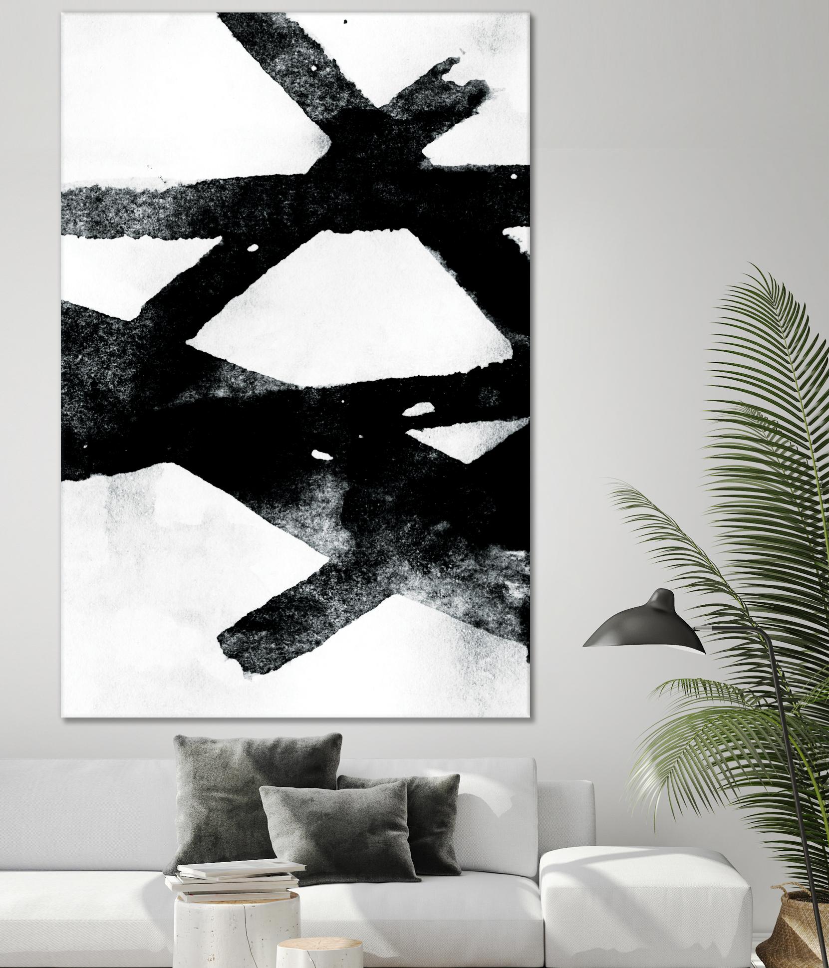Gestures I by PI Galerie on GIANT ART - white abstract