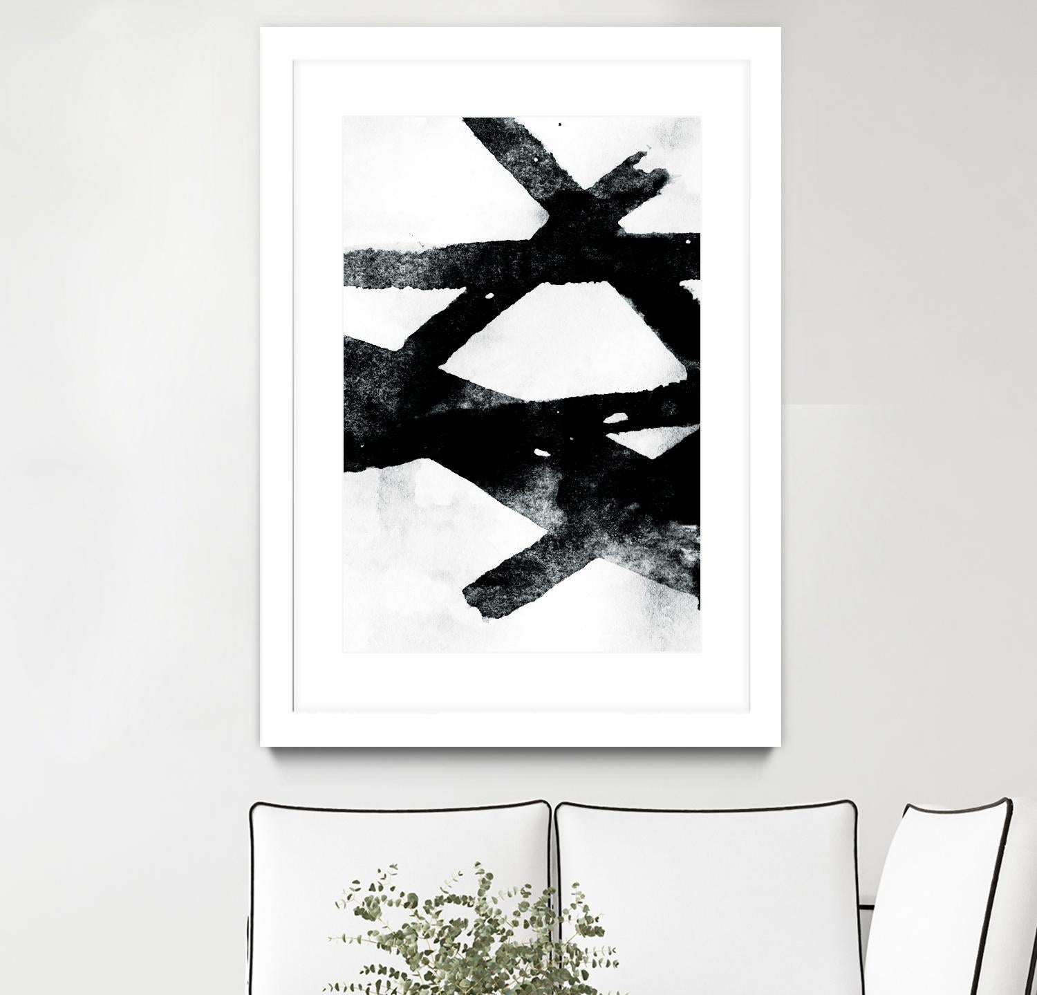 Gestures I by PI Galerie on GIANT ART - white abstract
