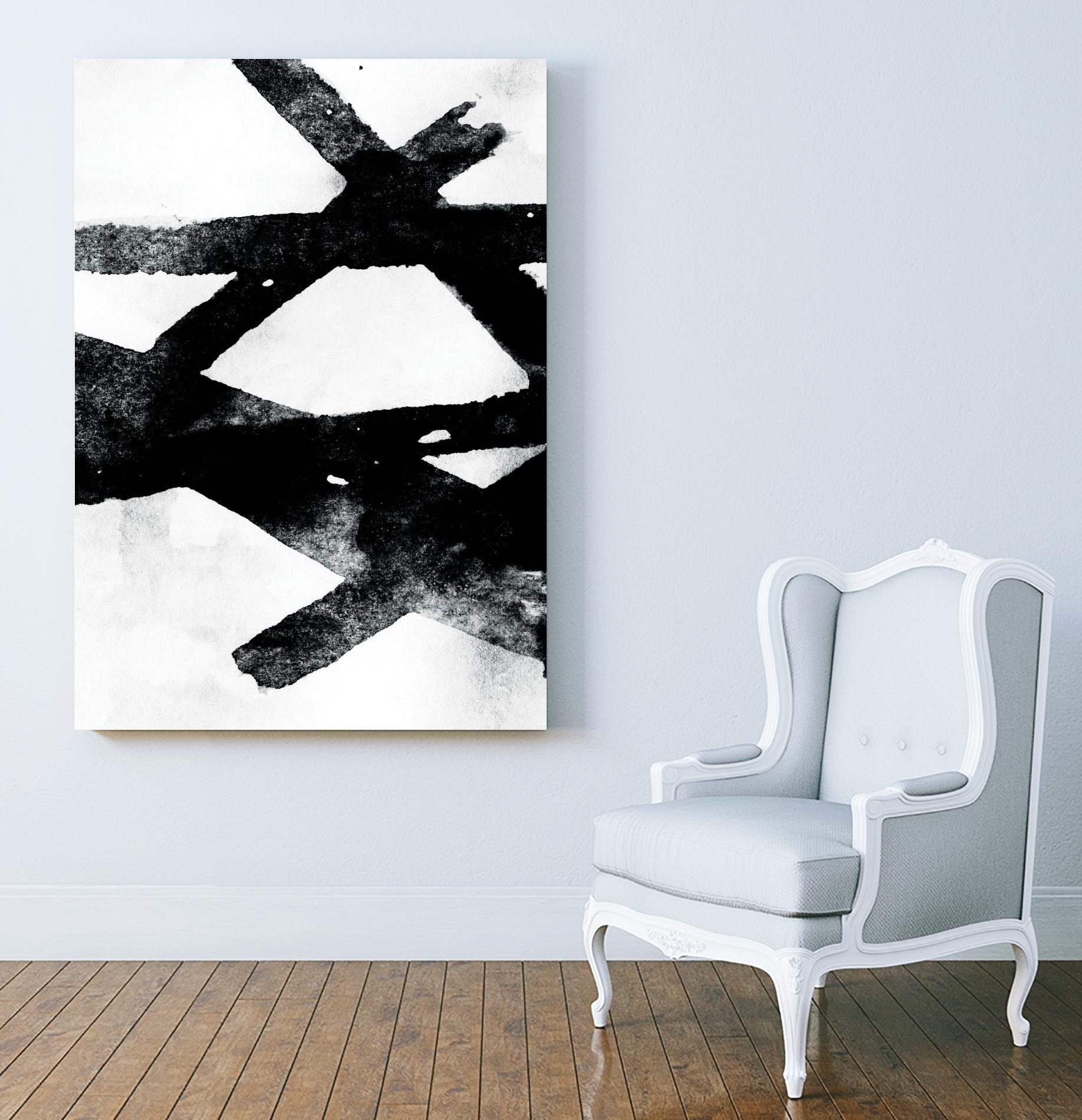 Gestures I by PI Galerie on GIANT ART - white abstract