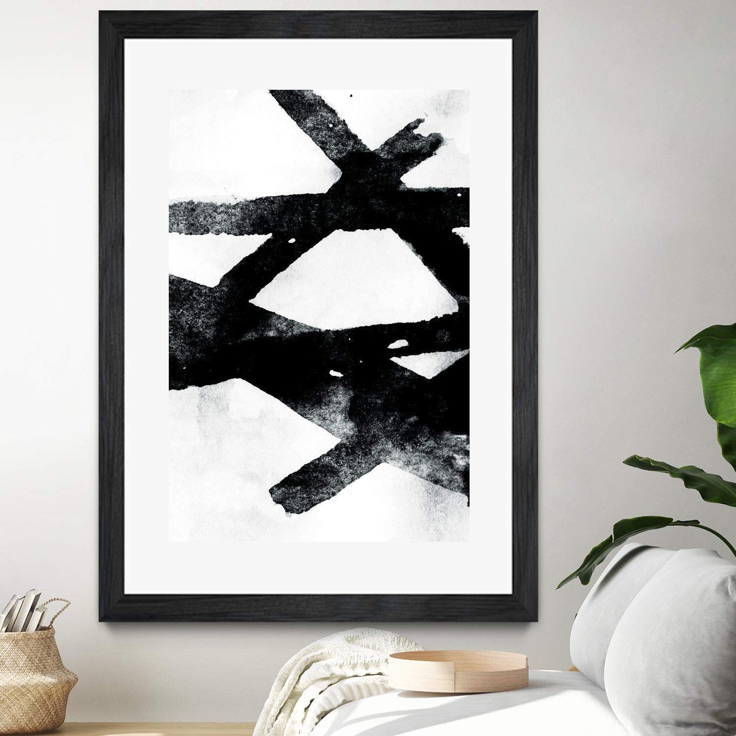 Gestures I by PI Galerie on GIANT ART - white abstract