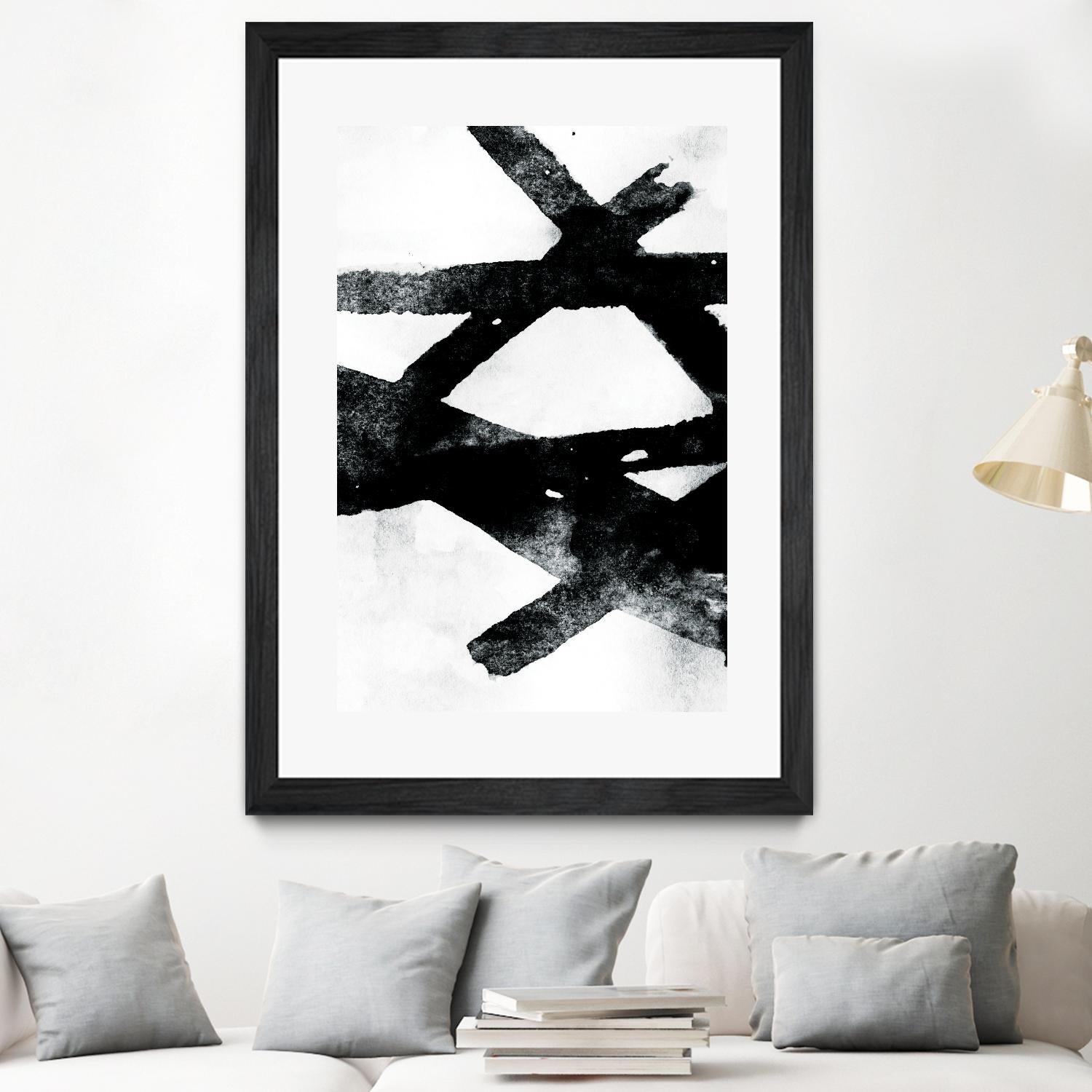 Gestures I by PI Galerie on GIANT ART - white abstract