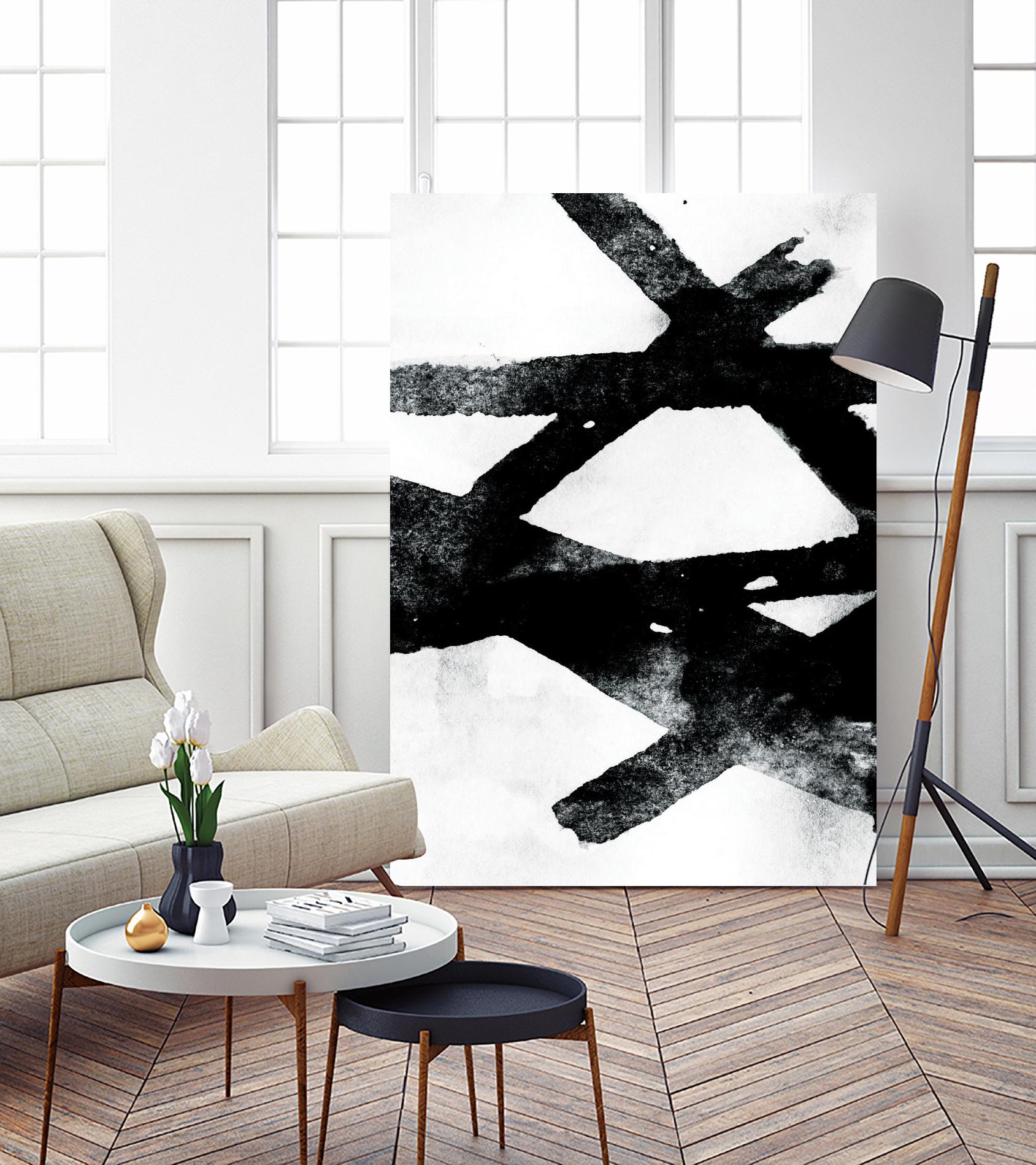 Gestures I by PI Galerie on GIANT ART - white abstract