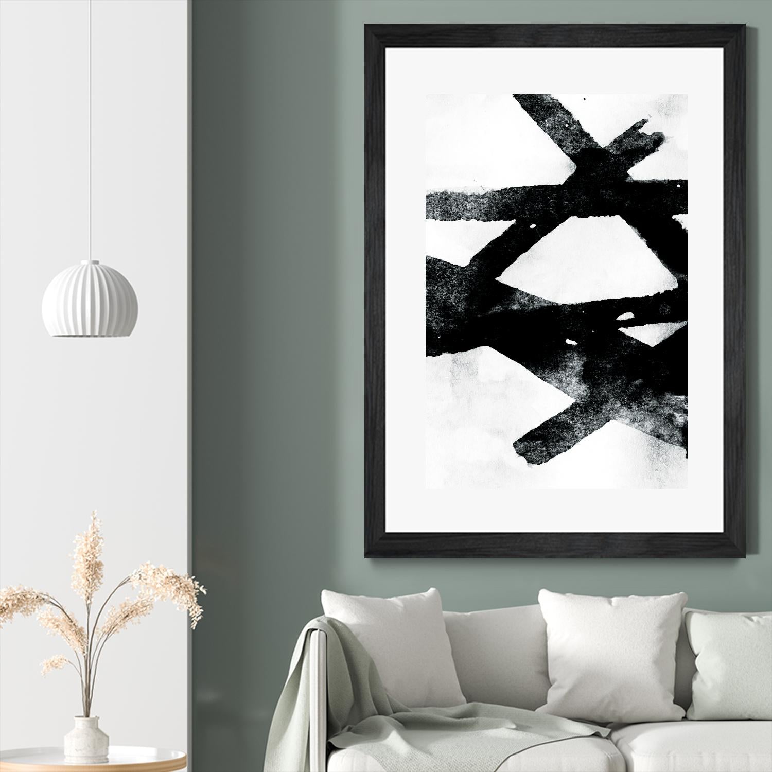 Gestures I by PI Galerie on GIANT ART - white abstract