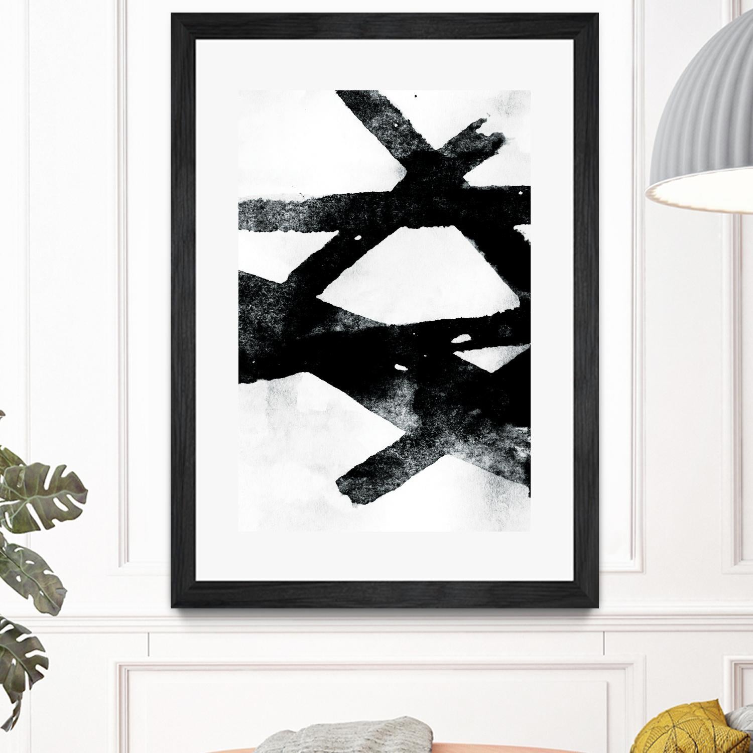 Gestures I by PI Galerie on GIANT ART - white abstract