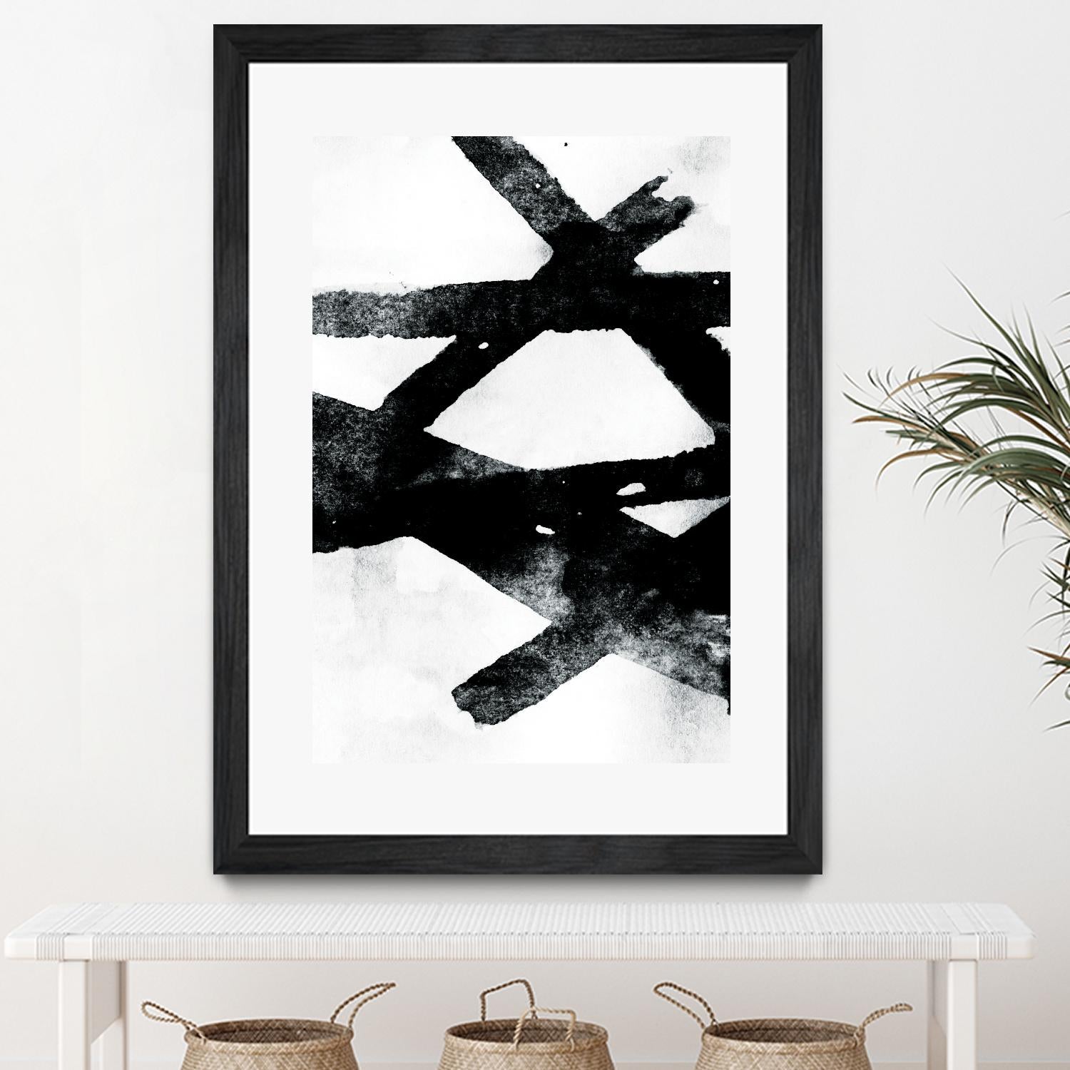 Gestures I by PI Galerie on GIANT ART - white abstract