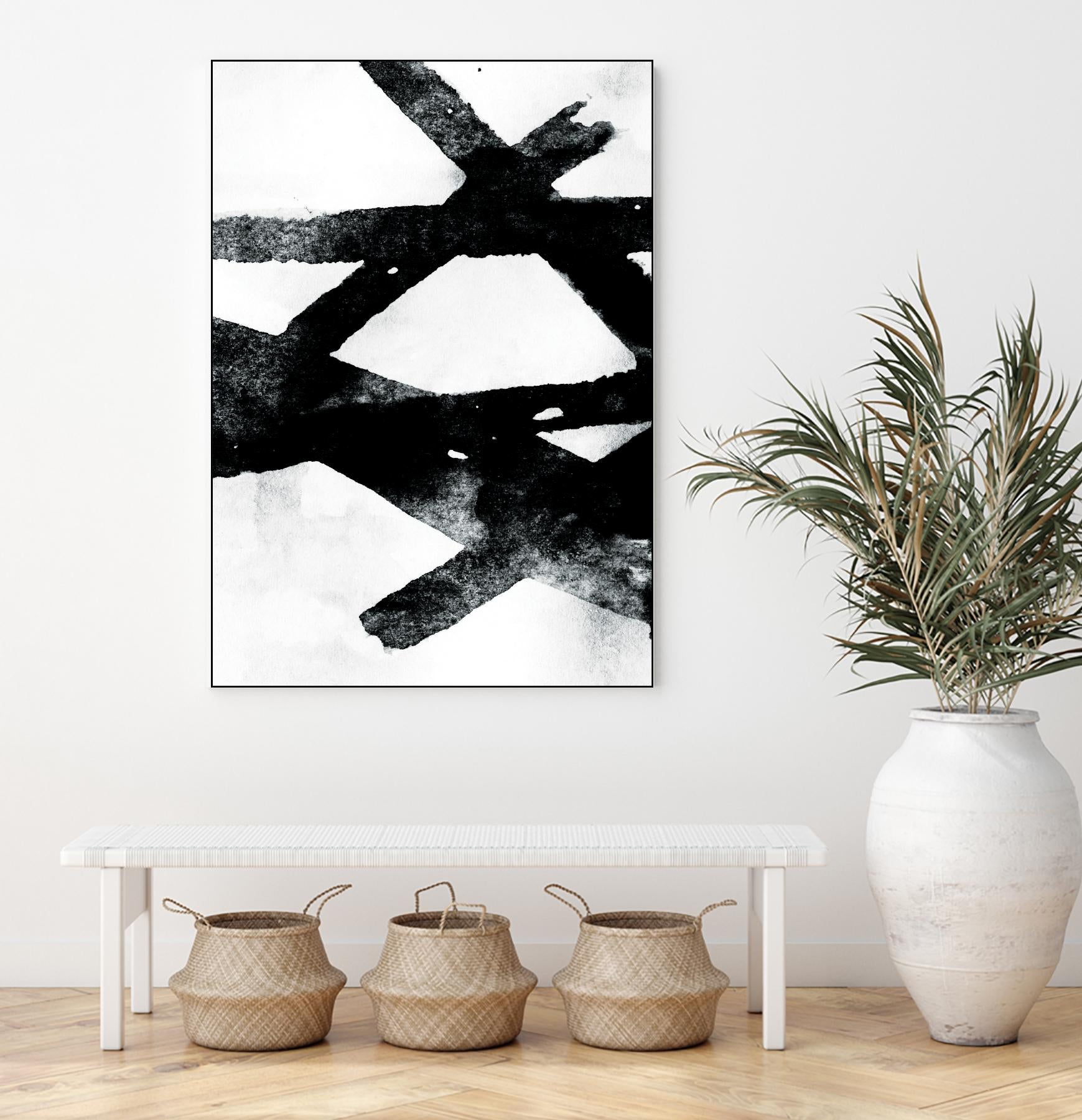 Gestures I by PI Galerie on GIANT ART - white abstract
