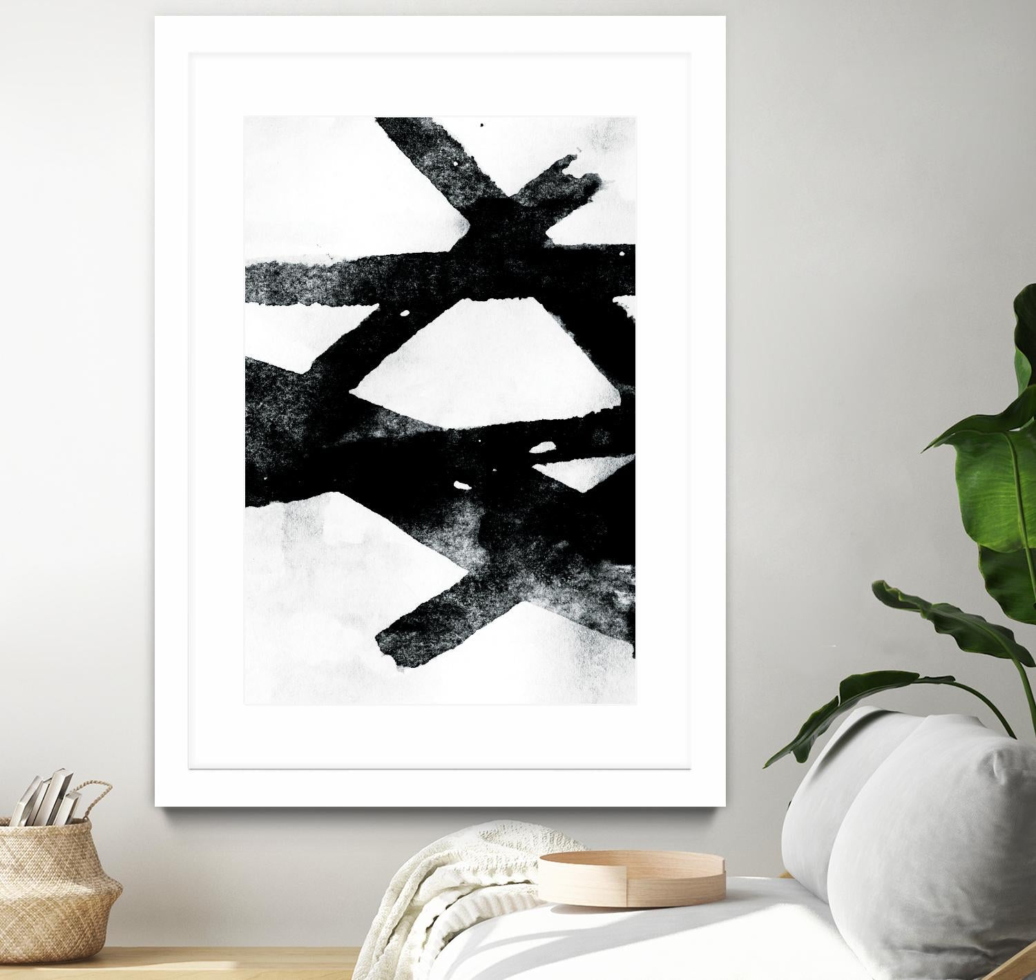 Gestures I by PI Galerie on GIANT ART - white abstract