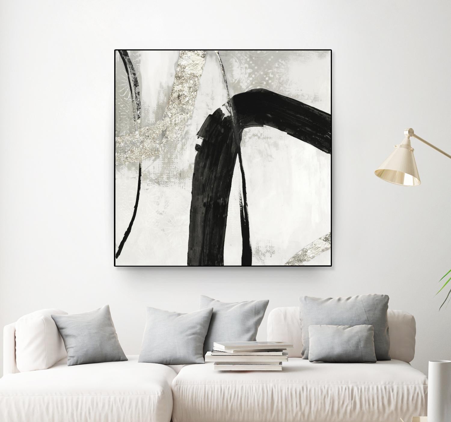 Black Ink II by PI Studio on GIANT ART - white abstract