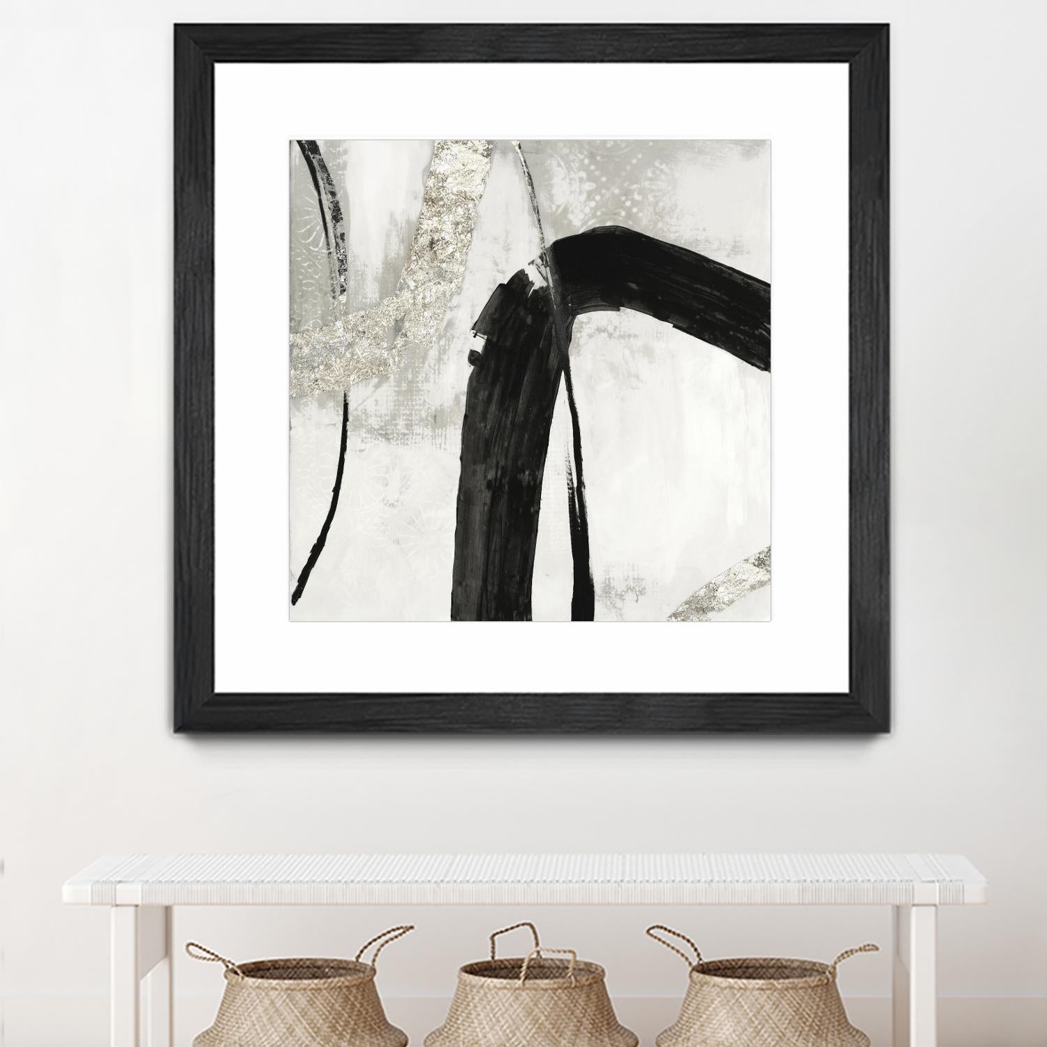 Black Ink II by PI Studio on GIANT ART - white abstract