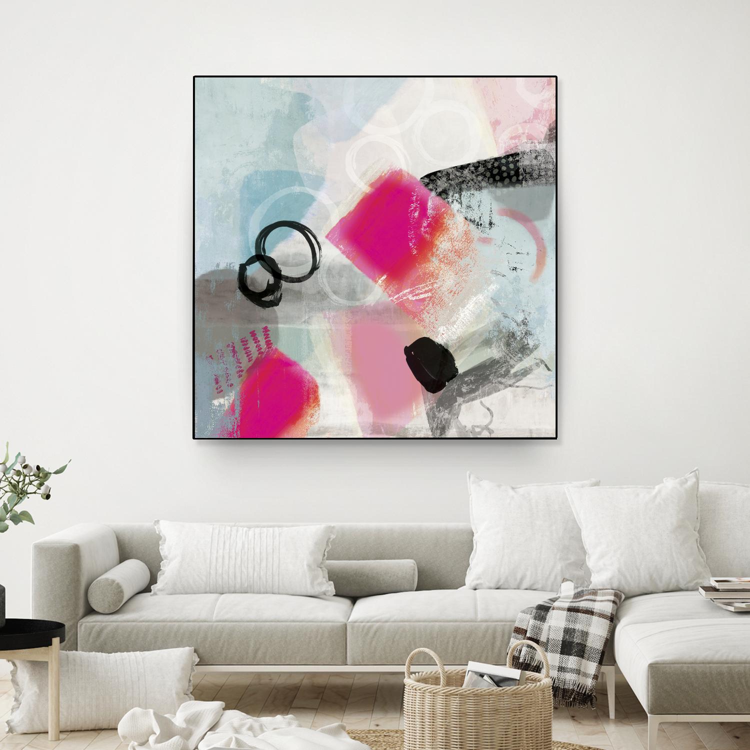 Rush by PI Studio on GIANT ART - cyan abstract