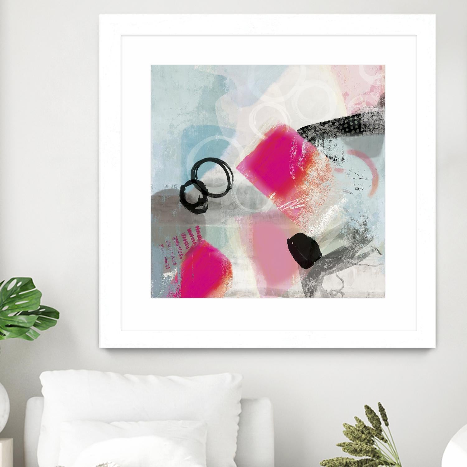 Rush by PI Studio on GIANT ART - cyan abstract