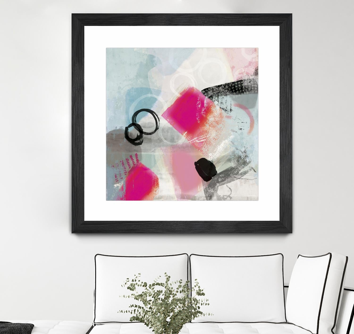 Rush by PI Studio on GIANT ART - cyan abstract