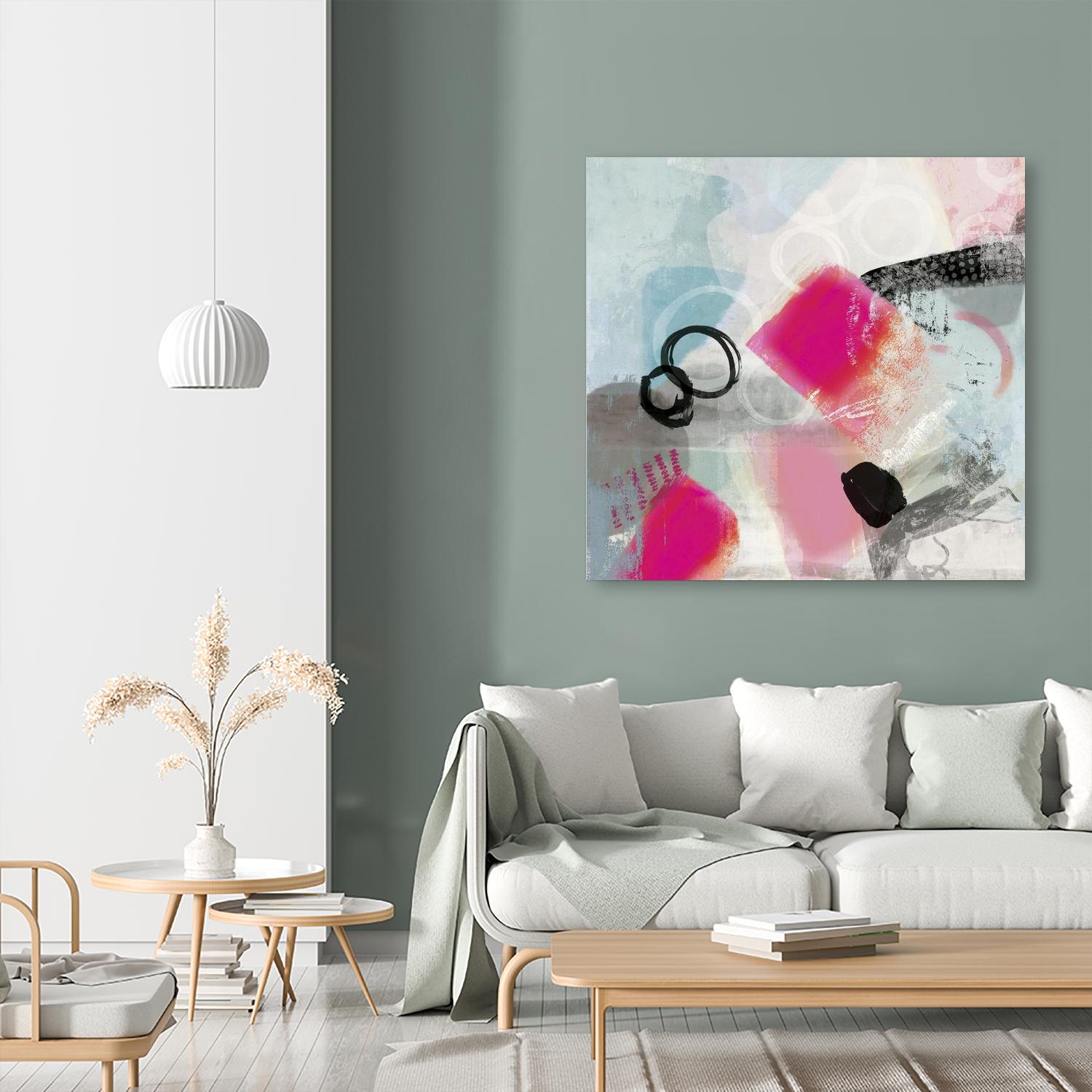 Rush by PI Studio on GIANT ART - cyan abstract