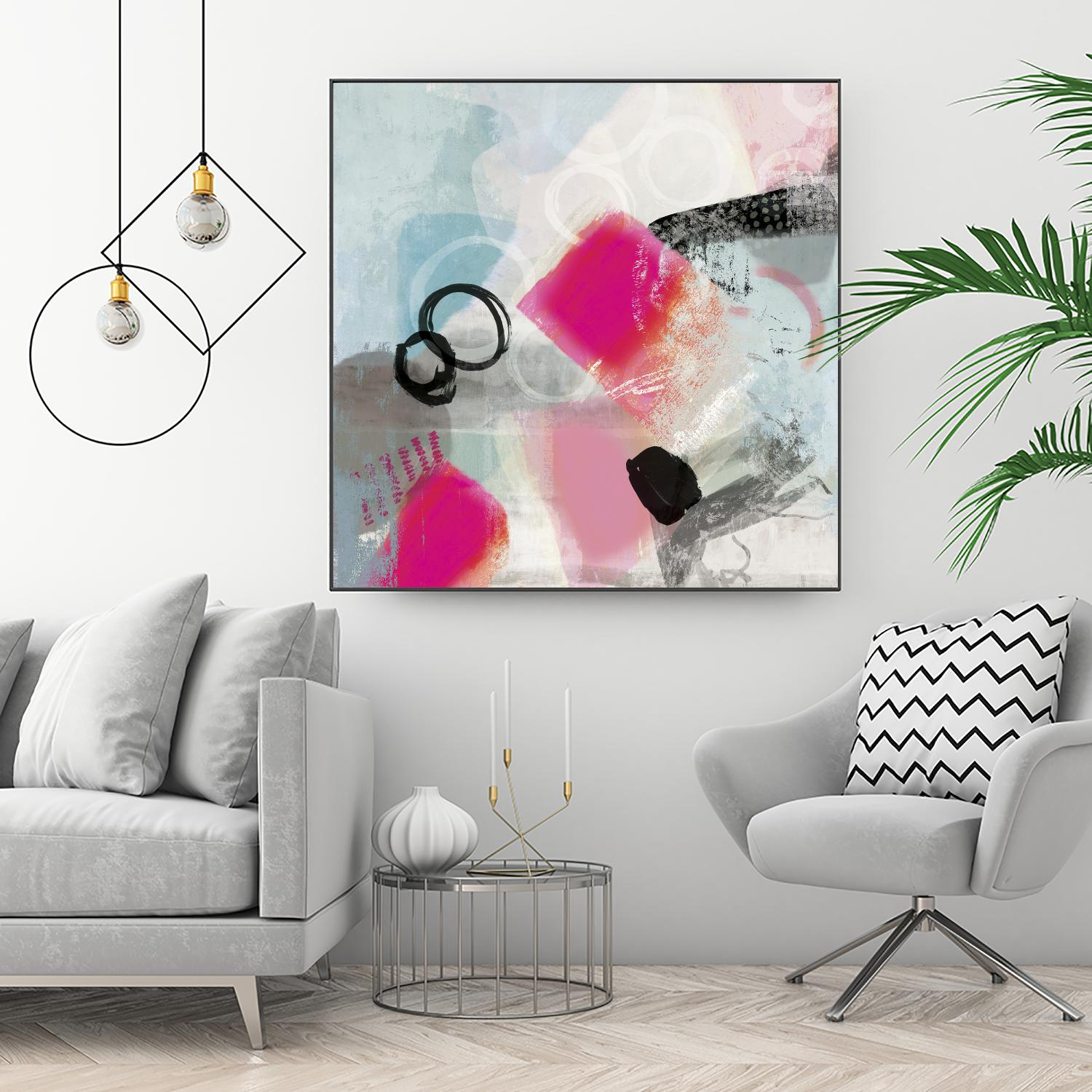 Rush by PI Studio on GIANT ART - cyan abstract