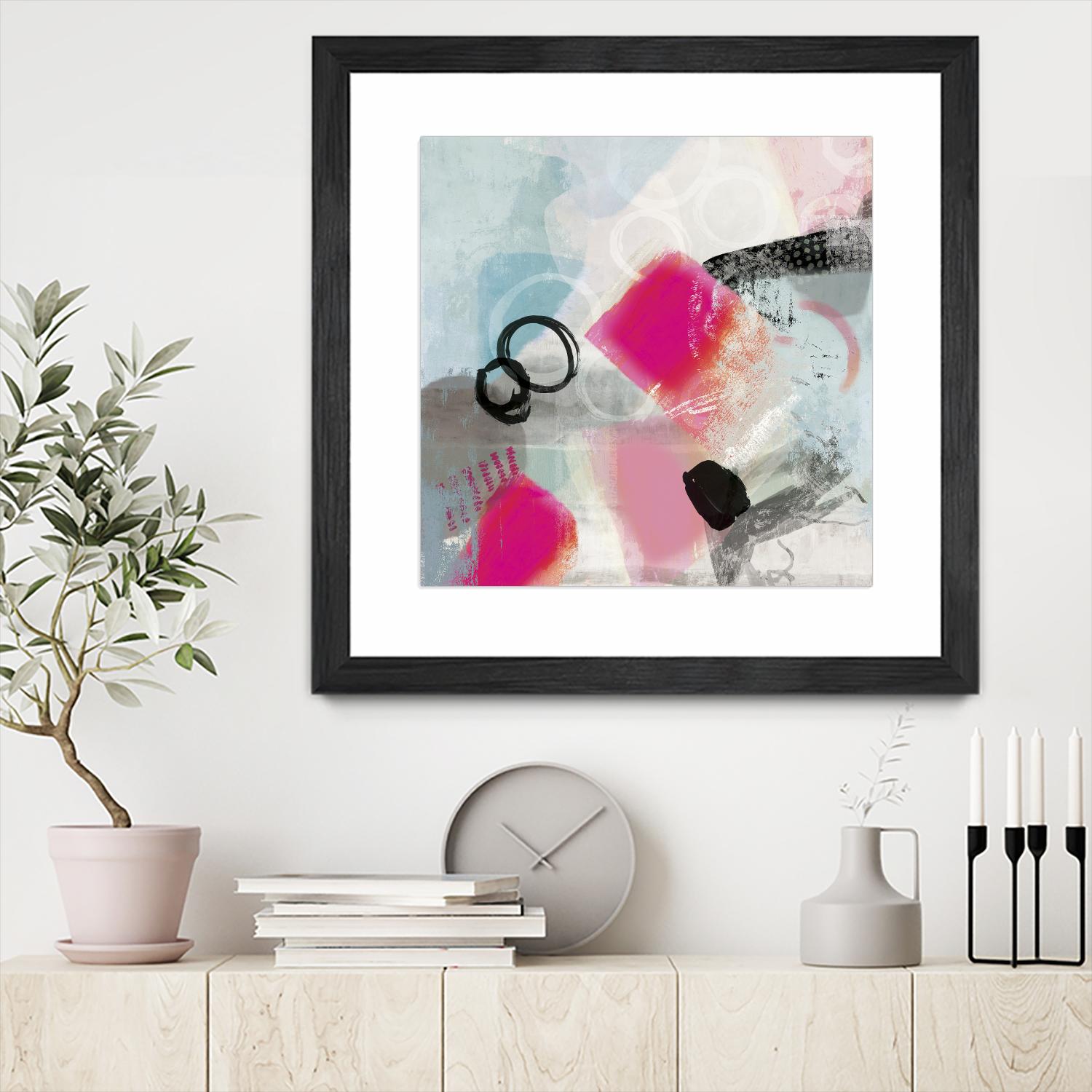 Rush by PI Studio on GIANT ART - cyan abstract