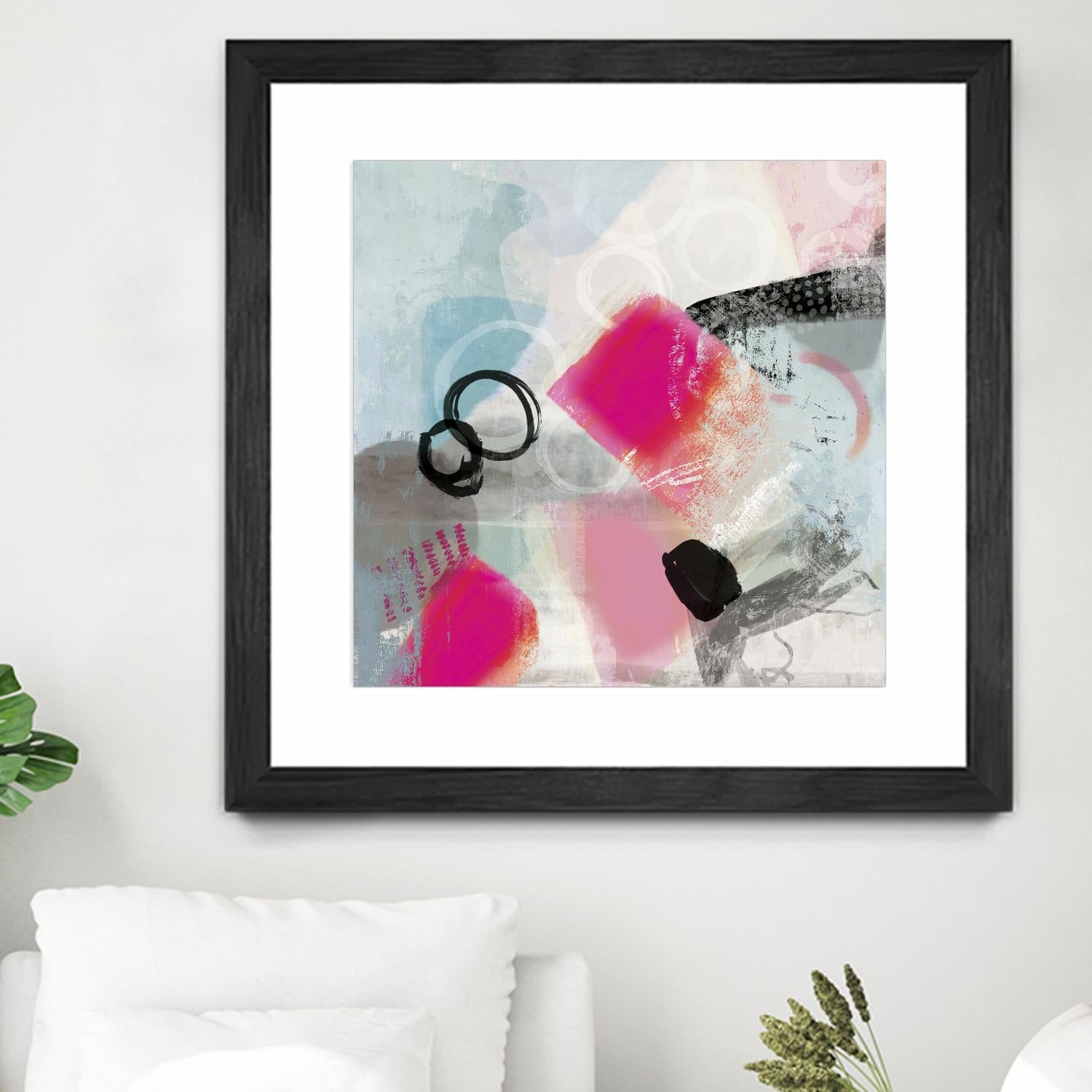 Rush by PI Studio on GIANT ART - cyan abstract