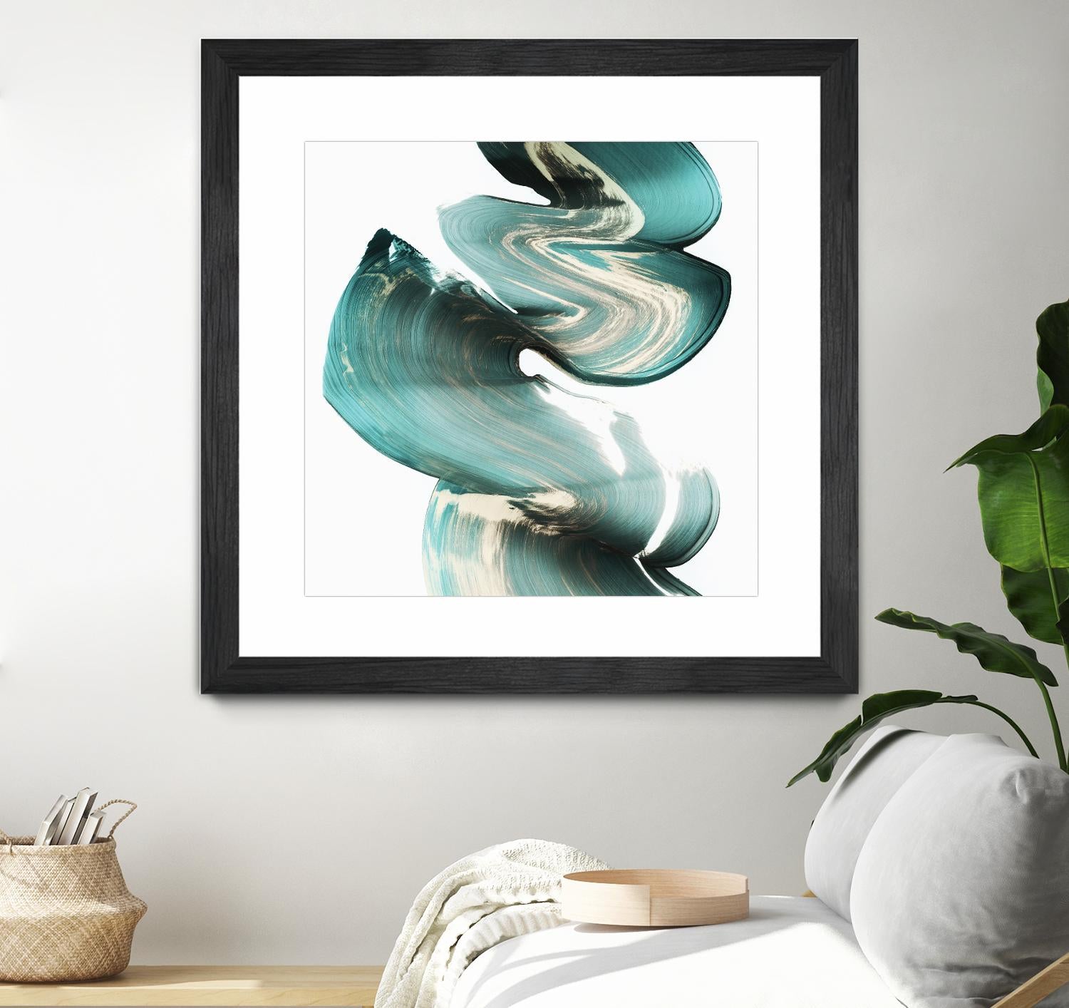 Swirl I by PI Studio on GIANT ART - white abstract