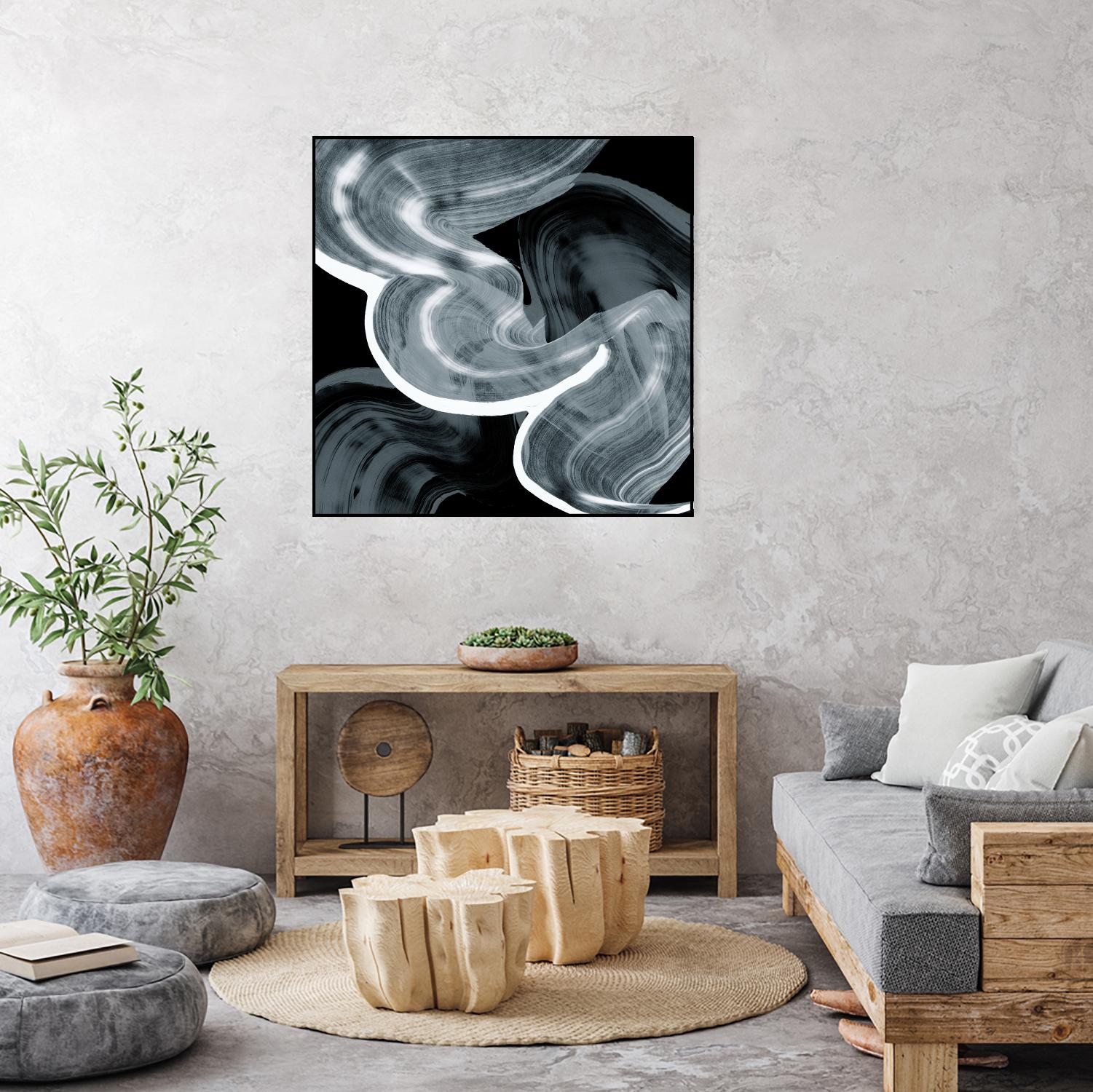 Swirl III by PI Studio on GIANT ART - white abstract