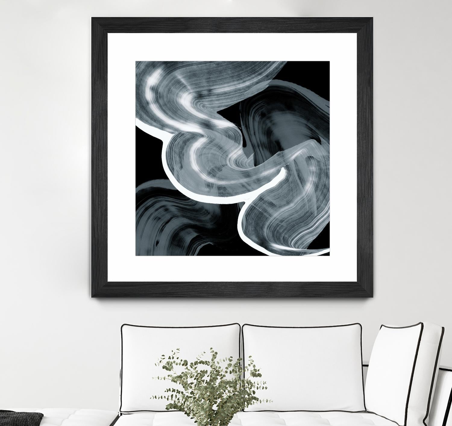 Swirl III by PI Studio on GIANT ART - white abstract