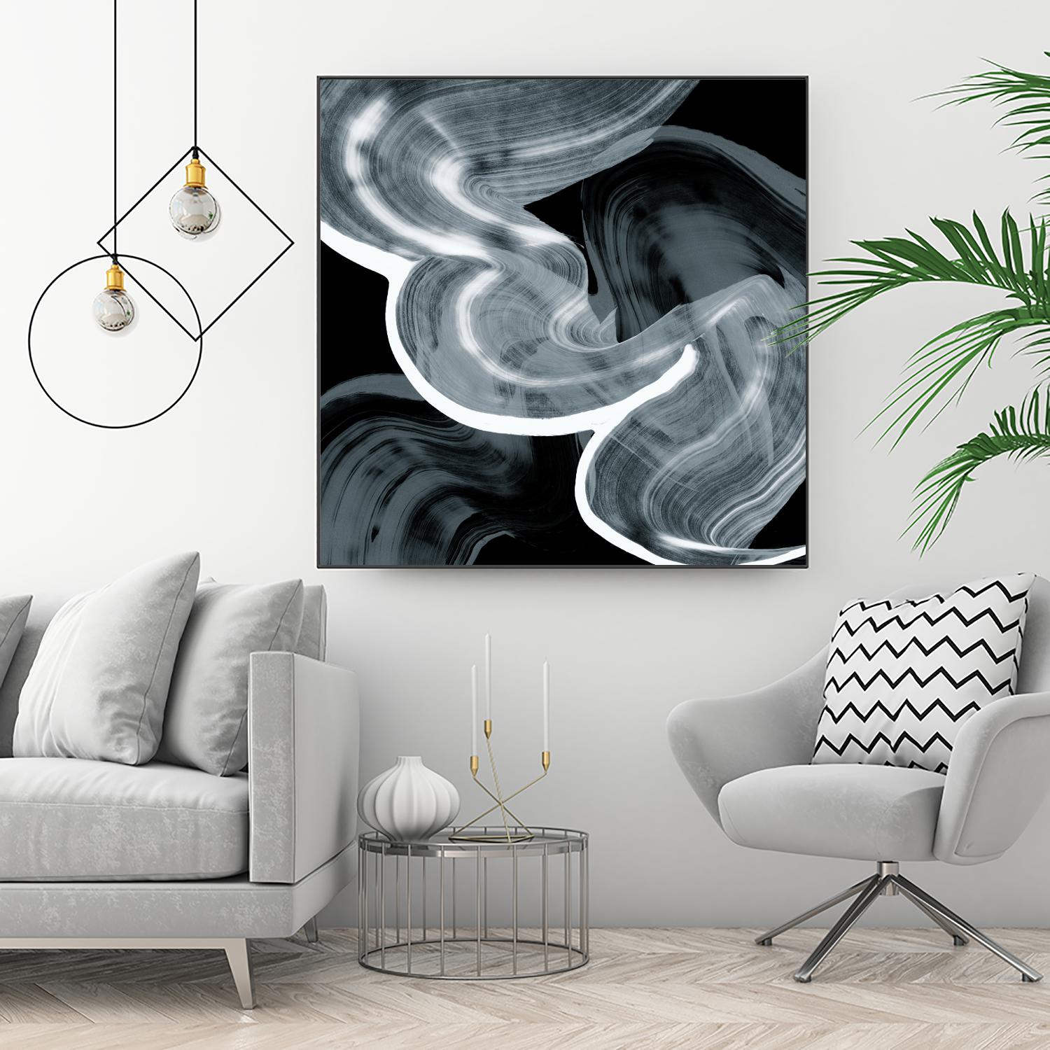 Swirl III by PI Studio on GIANT ART - white abstract