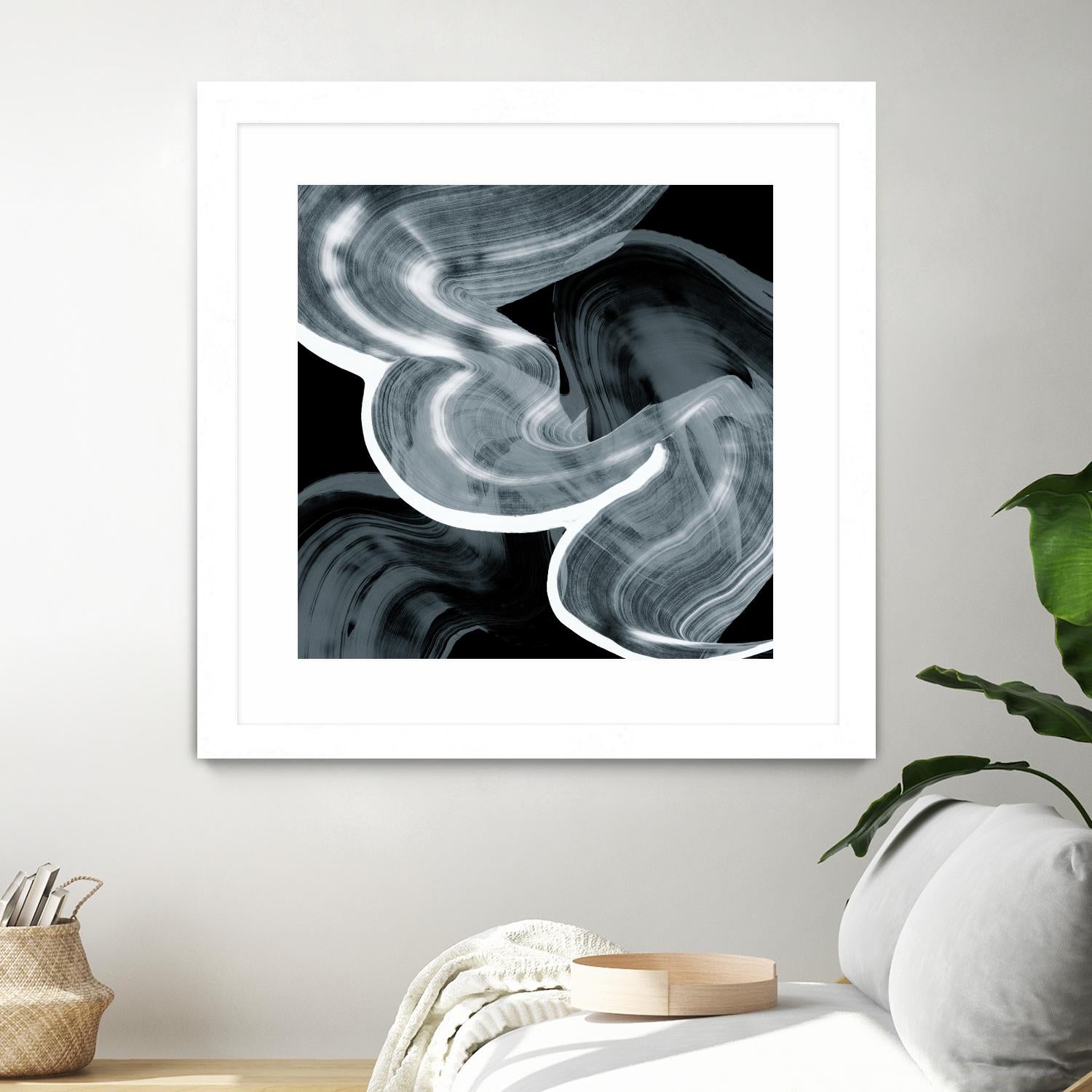 Swirl III by PI Studio on GIANT ART - white abstract
