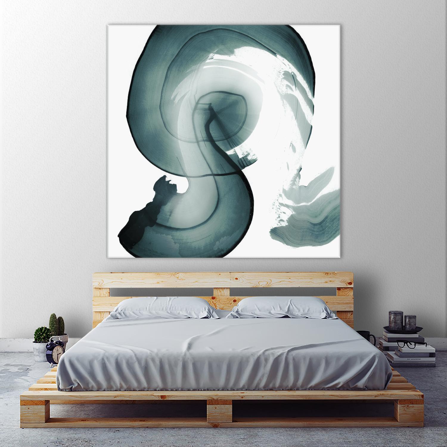 Swirl IV by PI Studio on GIANT ART - white abstract