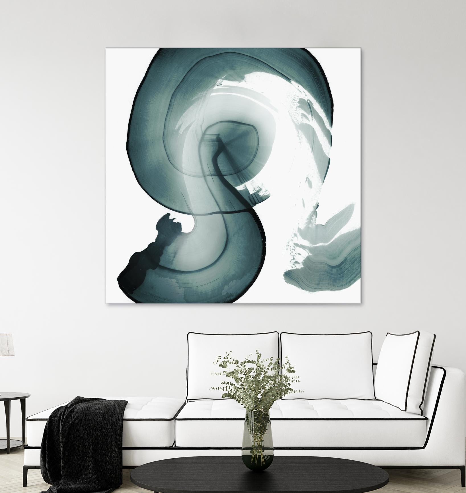 Swirl IV by PI Studio on GIANT ART - white abstract