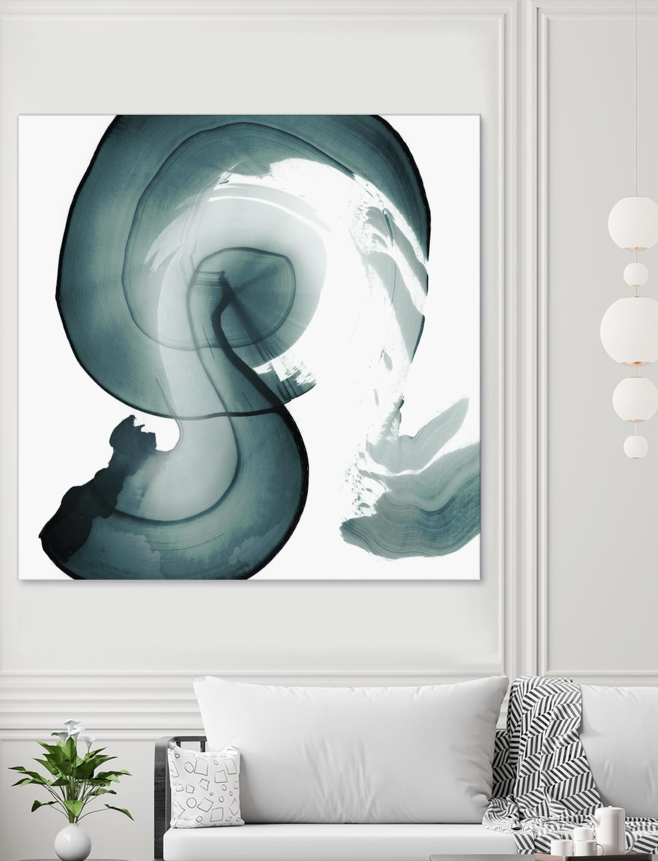 Swirl IV by PI Studio on GIANT ART - white abstract