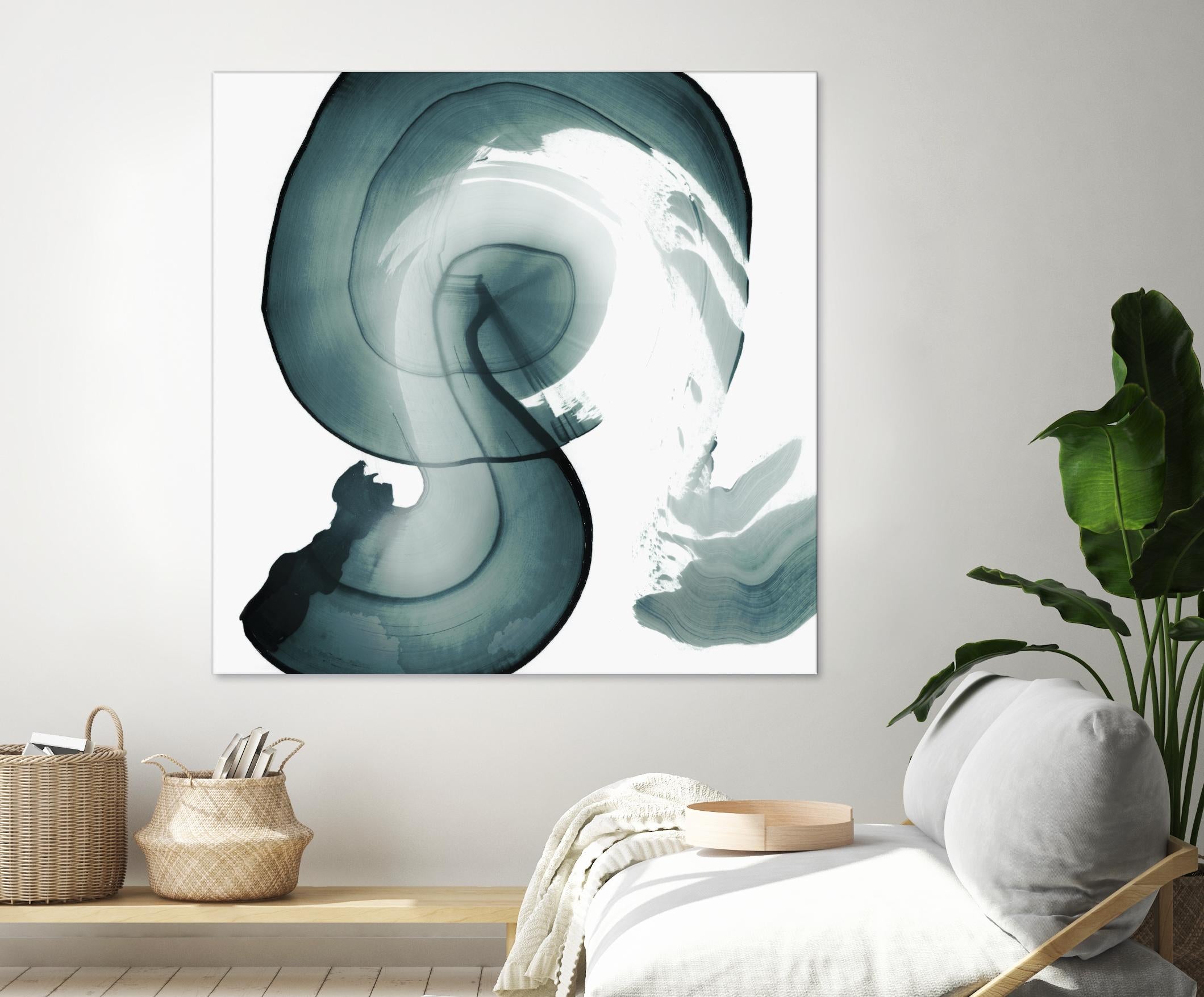 Swirl IV by PI Studio on GIANT ART - white abstract
