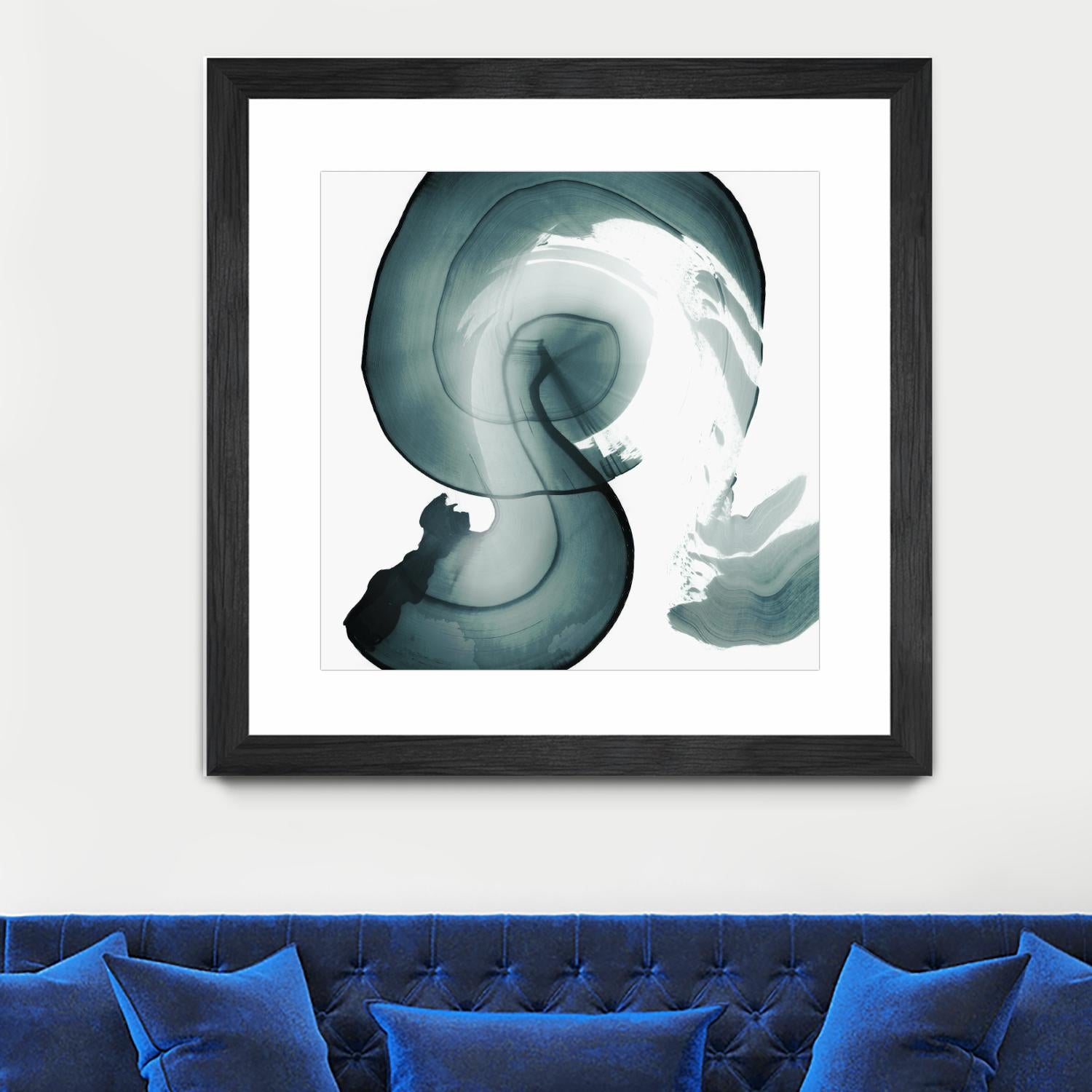 Swirl IV by PI Studio on GIANT ART - white abstract