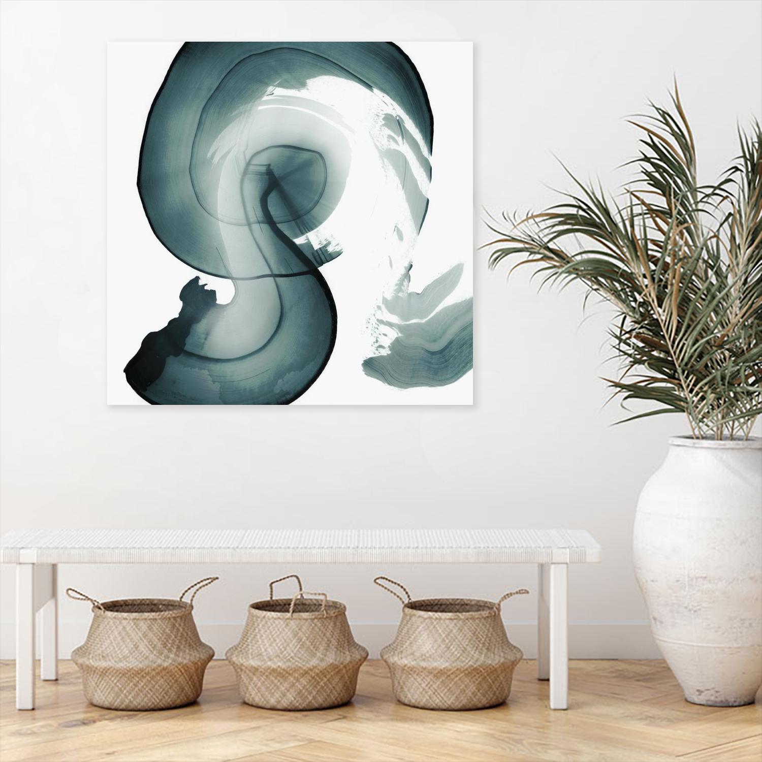 Swirl IV by PI Studio on GIANT ART - white abstract
