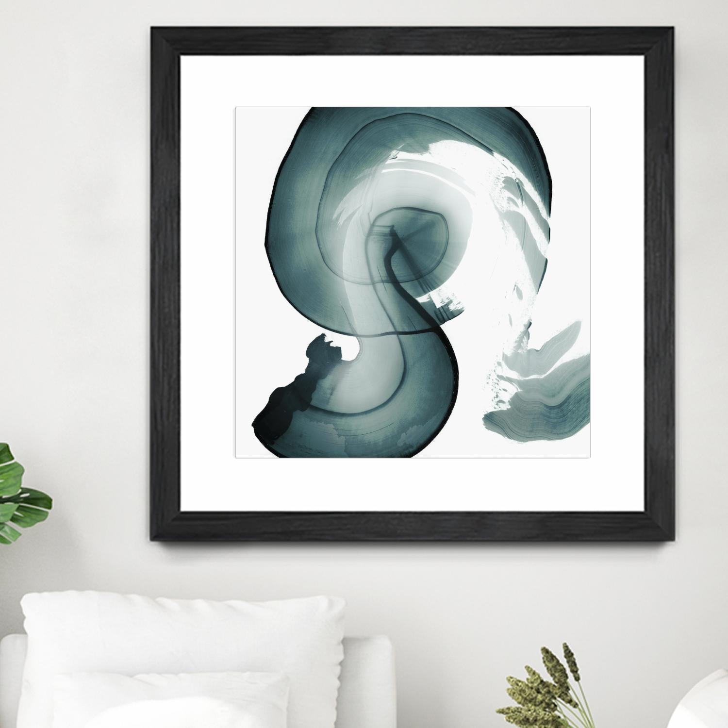 Swirl IV by PI Studio on GIANT ART - white abstract