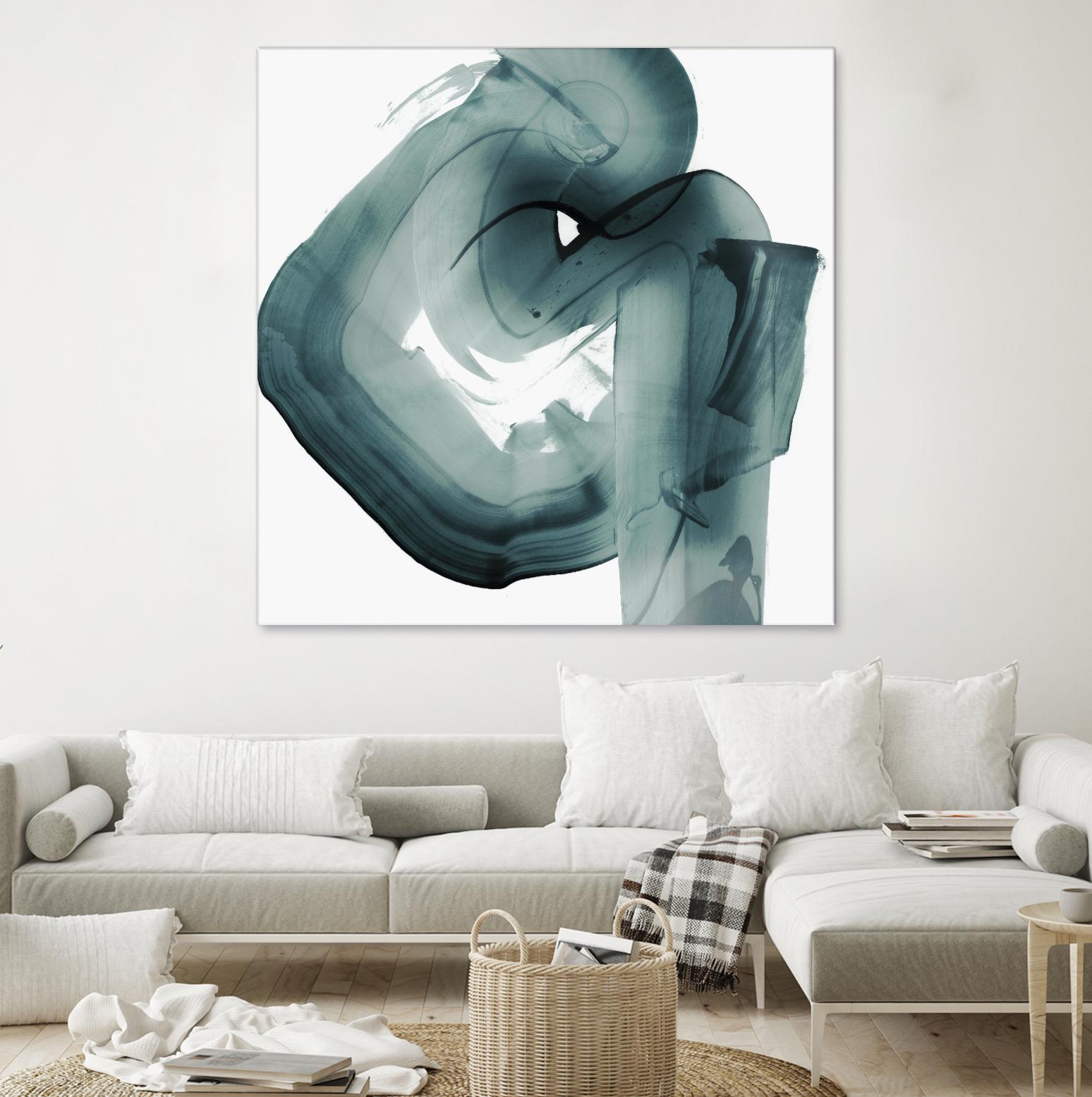 Swirl V by PI Studio on GIANT ART - white abstract