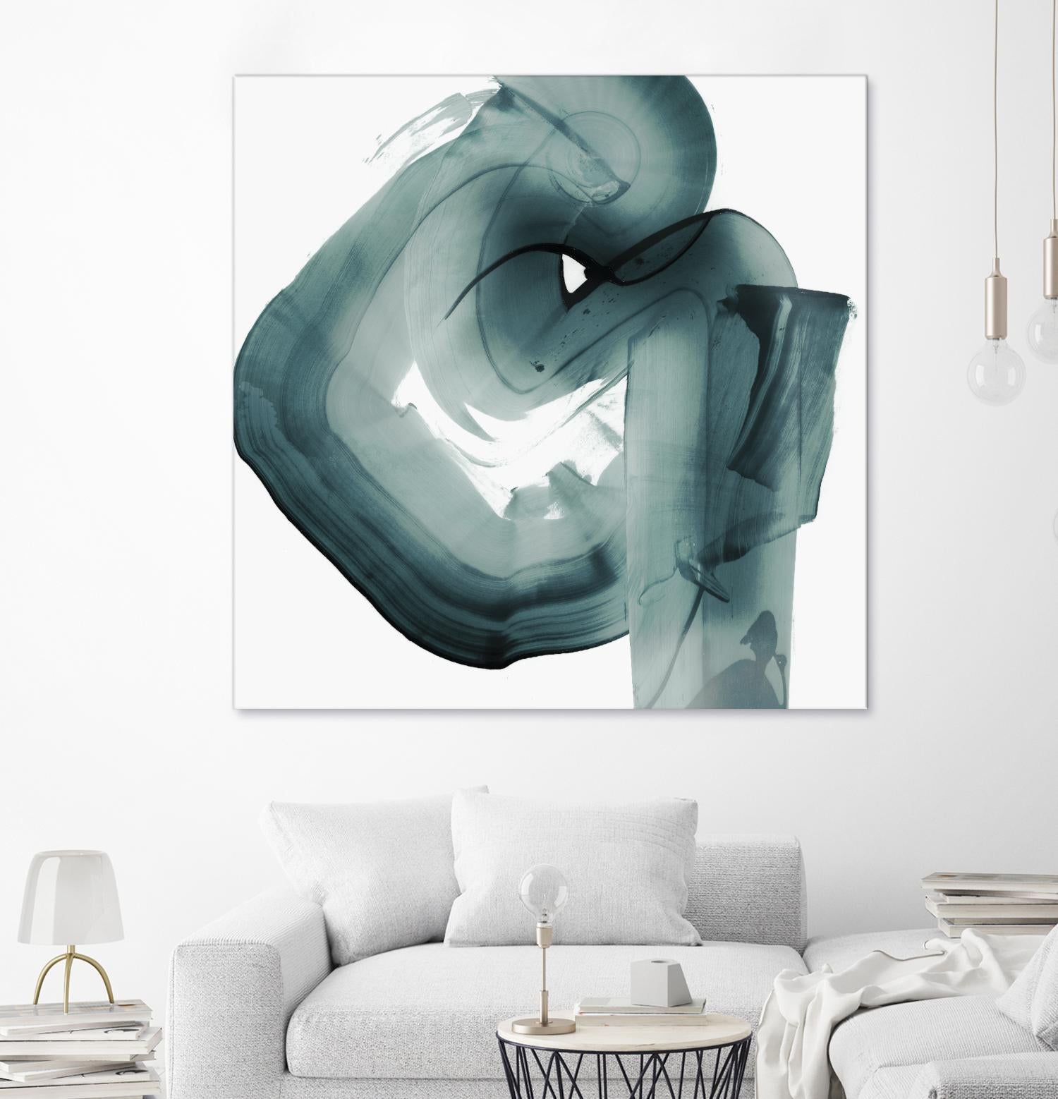 Swirl V by PI Studio on GIANT ART - white abstract
