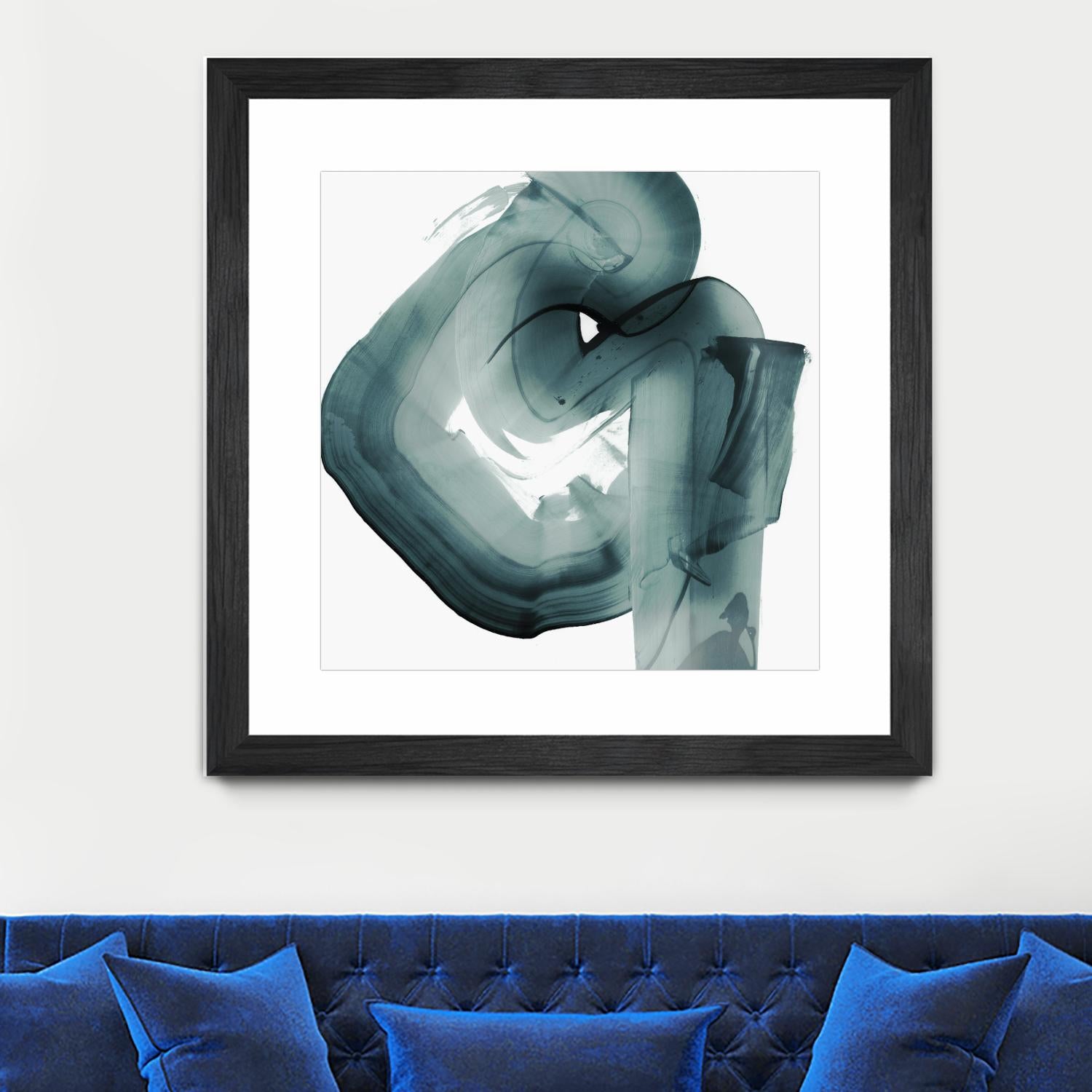Swirl V by PI Studio on GIANT ART - white abstract