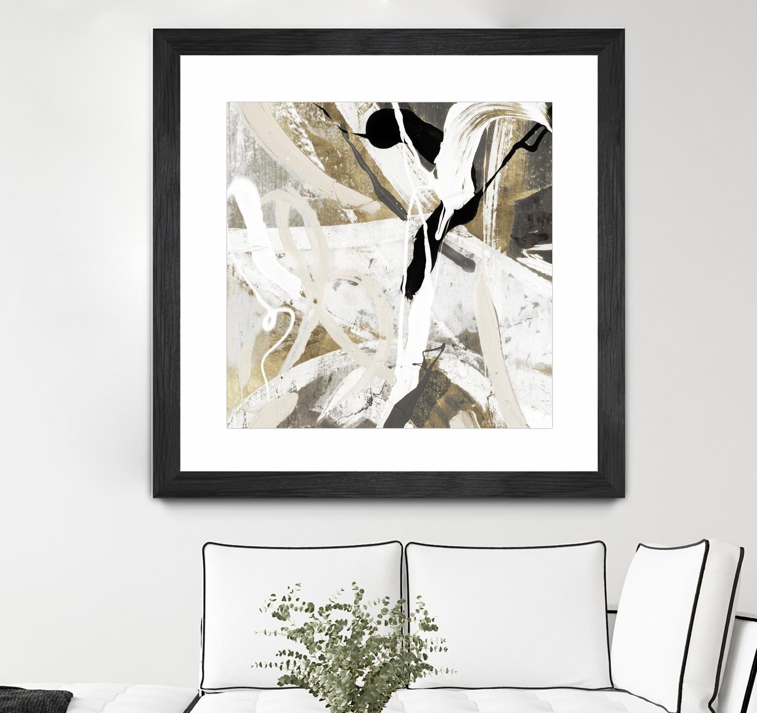 Tangled IV by PI Studio on GIANT ART - gold abstract