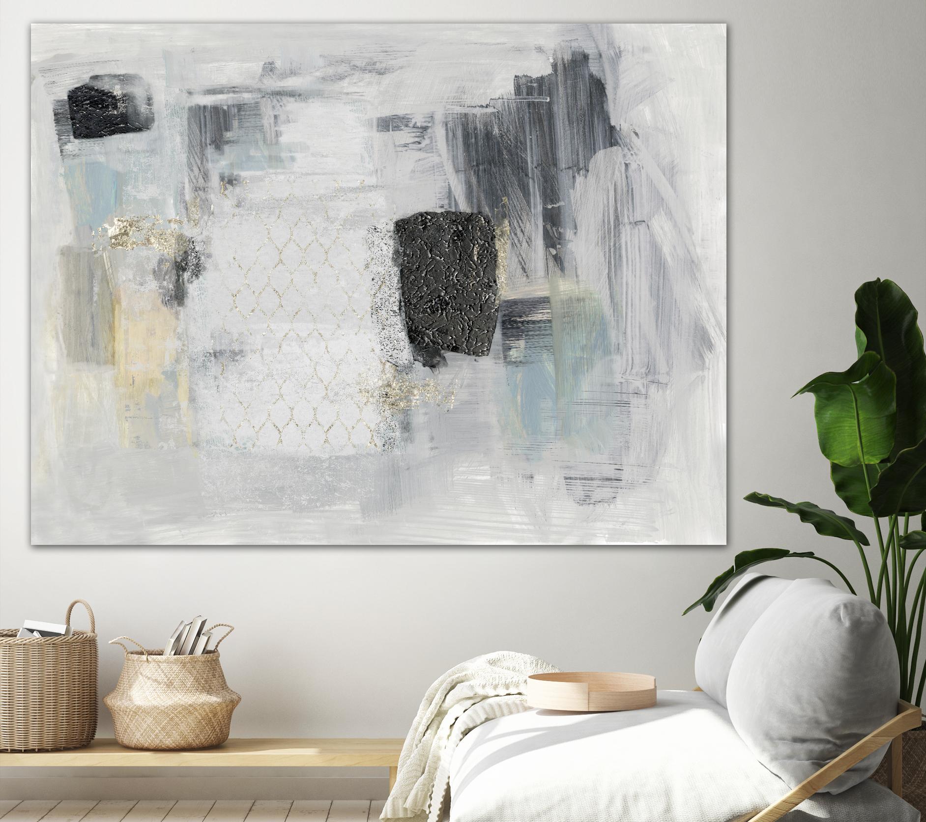 Baroque Abstract I by PI Studio on GIANT ART - black abstract