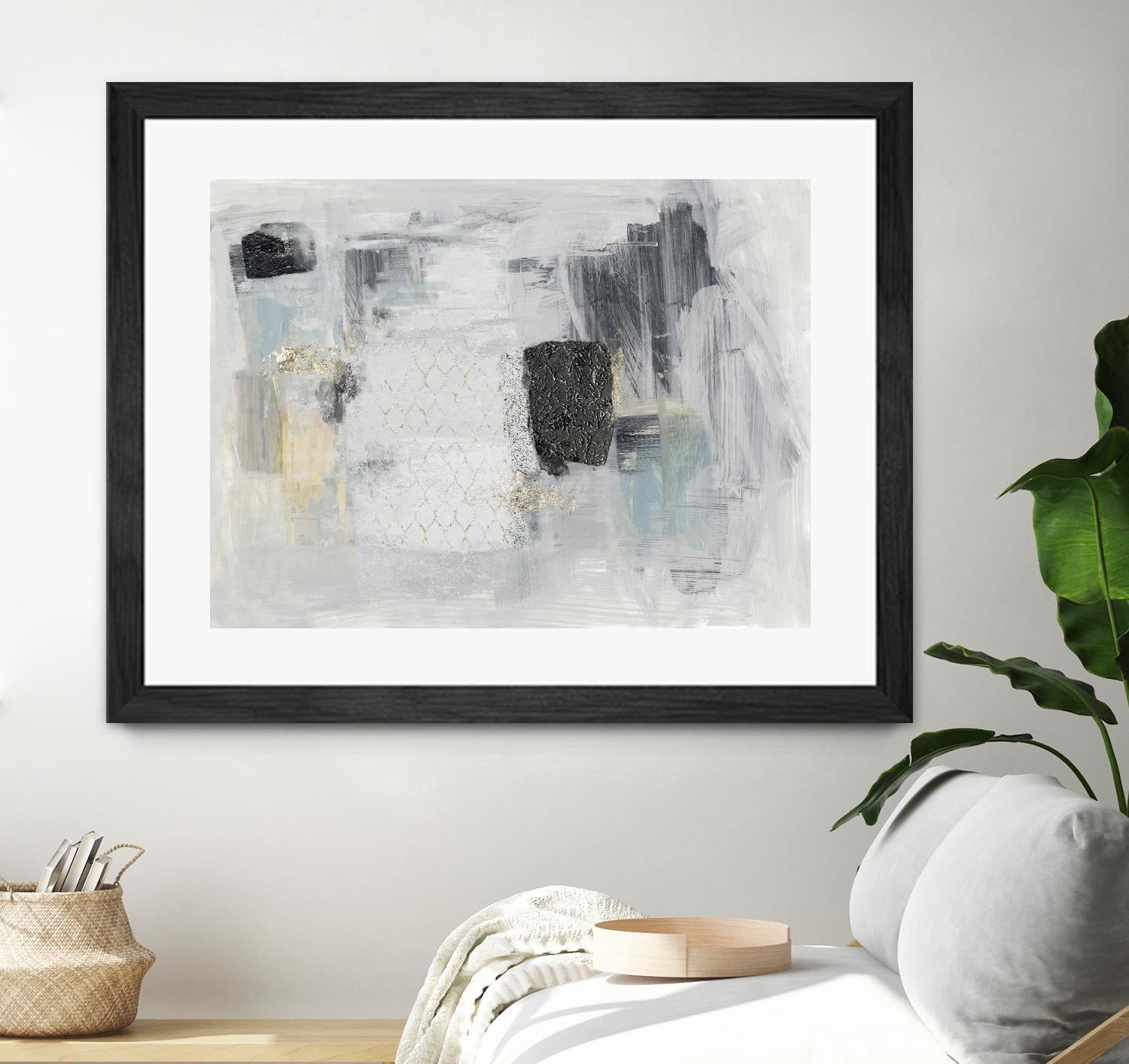 Baroque Abstract I by PI Studio on GIANT ART - black abstract