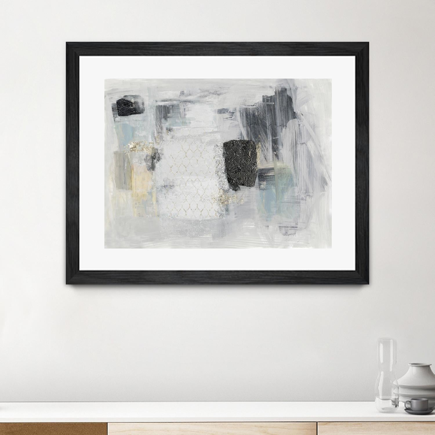 Baroque Abstract I by PI Studio on GIANT ART - black abstract