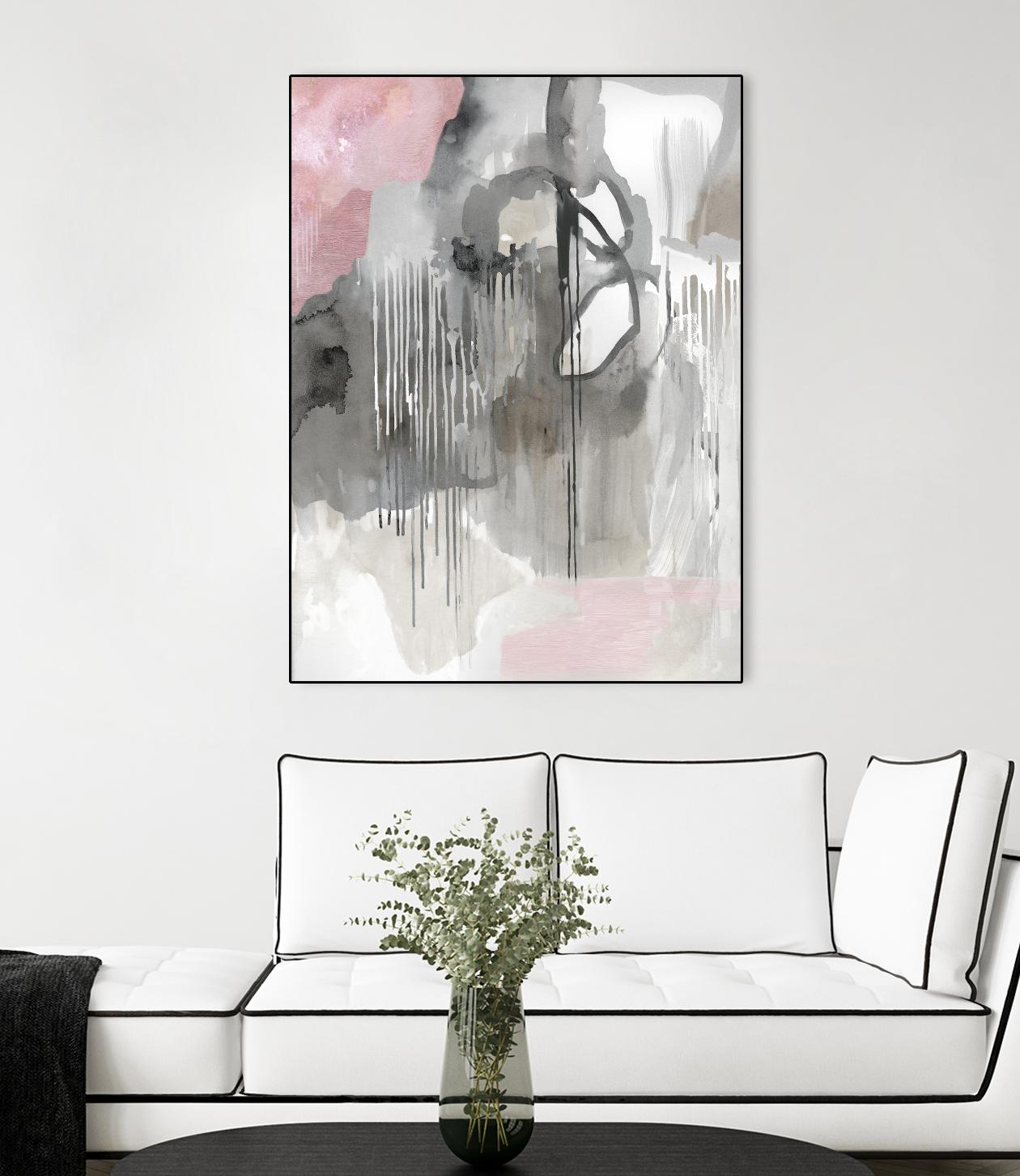 Muted Abstract by PI Studio on GIANT ART - pink abstract
