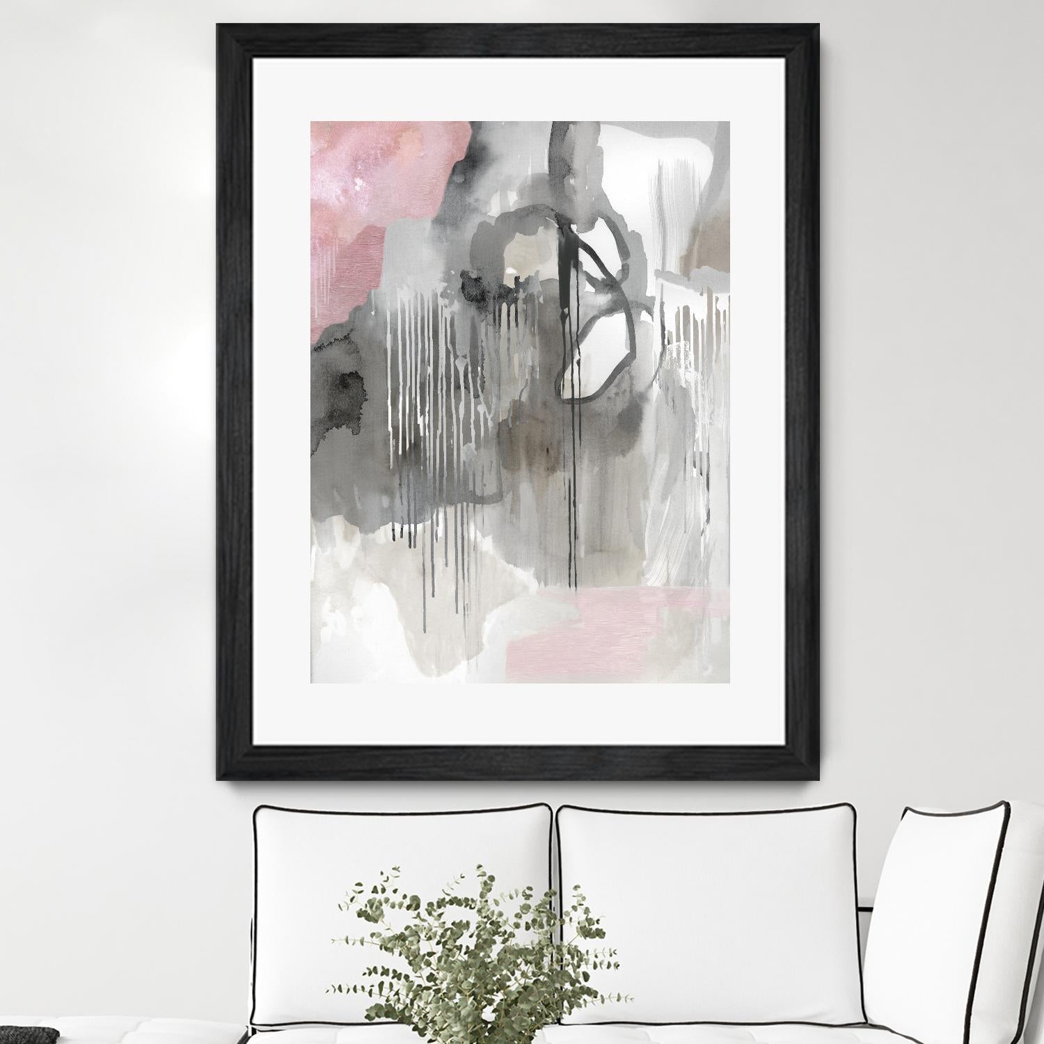 Muted Abstract by PI Studio on GIANT ART - pink abstract